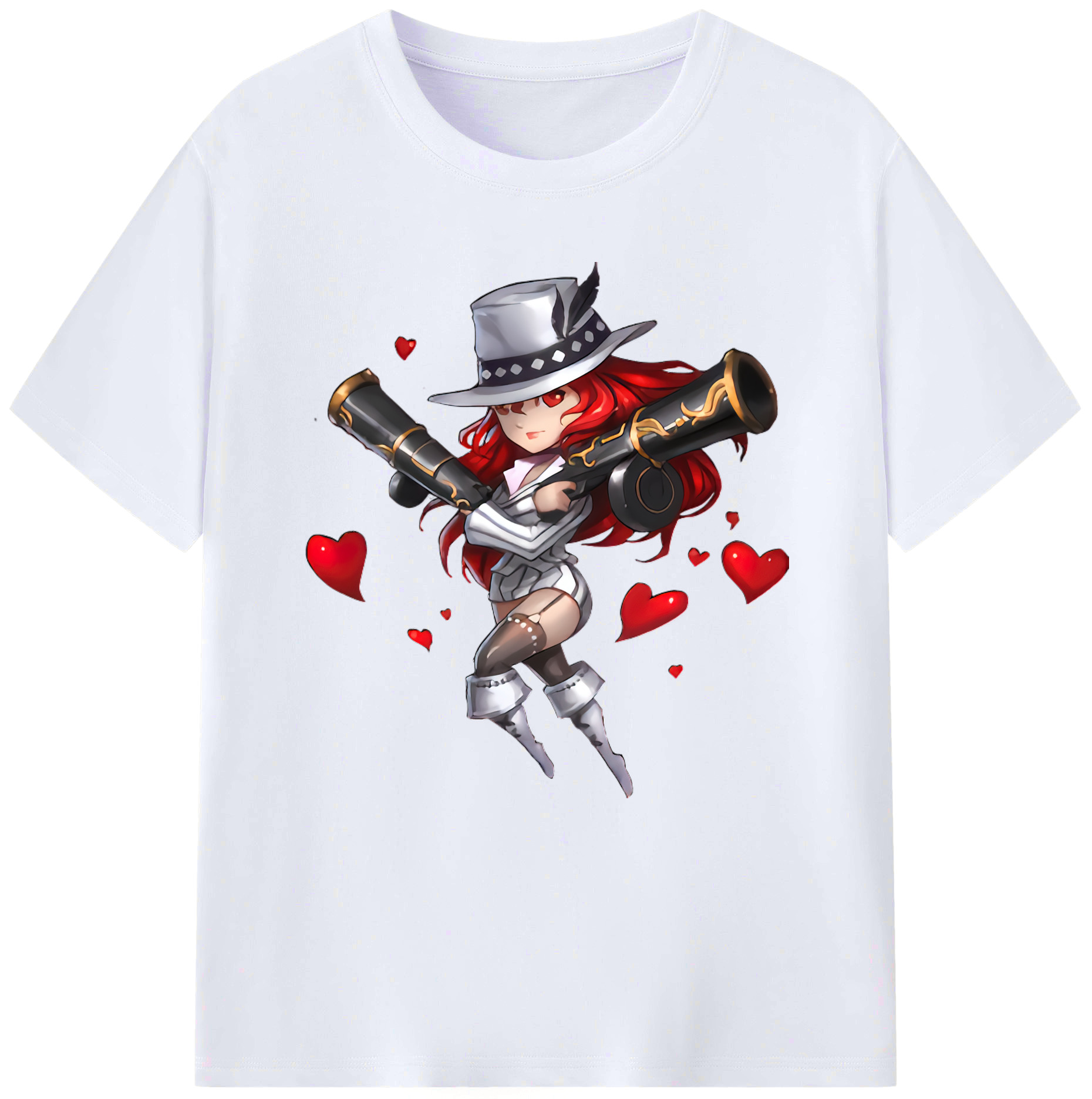 （画像用） リーグ・オブ・レジェンド League of Legends LOL レディースカジュアルプリントTシャツ（綿100％）