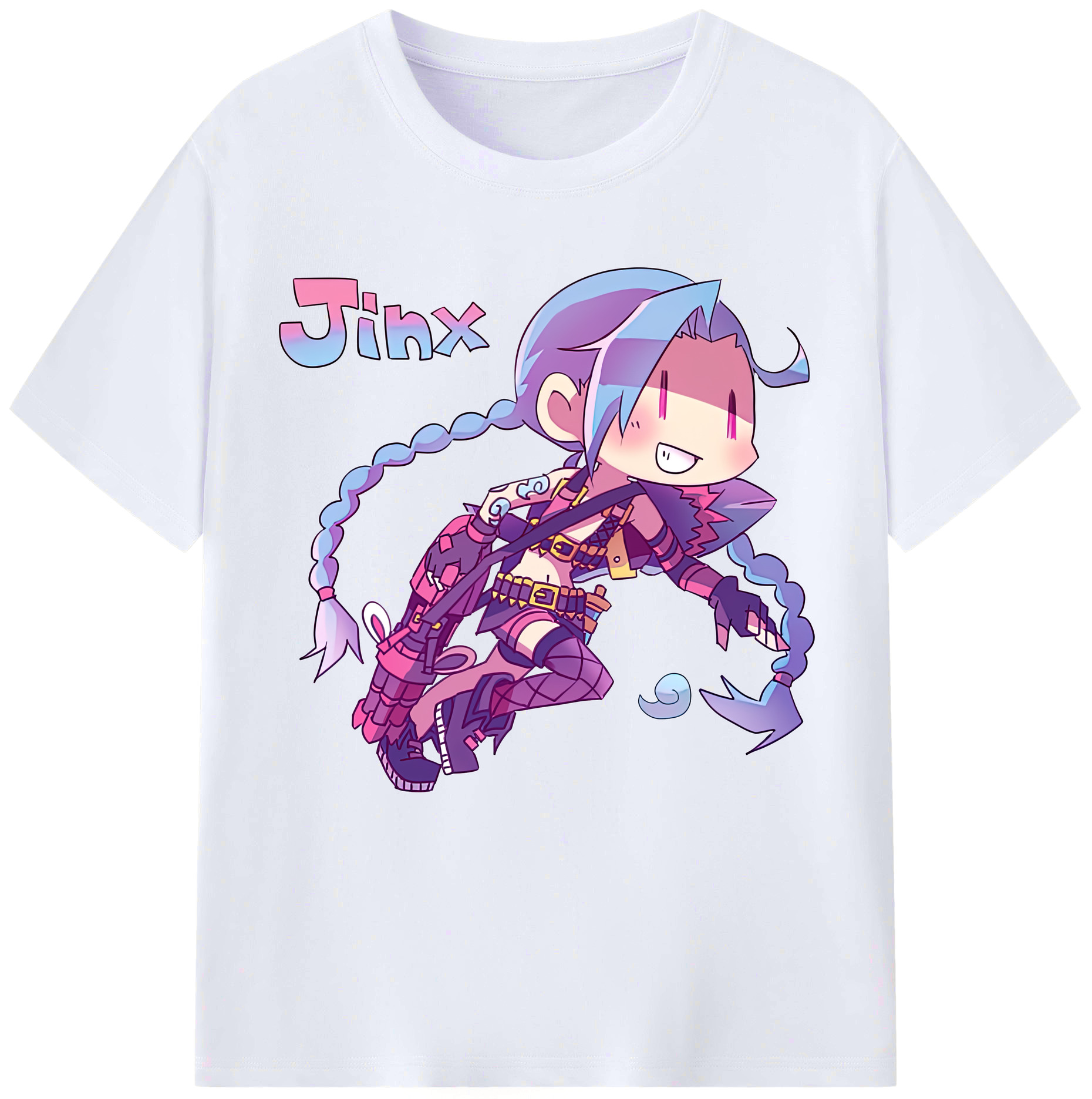（画像用） リーグ・オブ・レジェンド League of Legends LOL レディースカジュアルプリントTシャツ（綿100％）