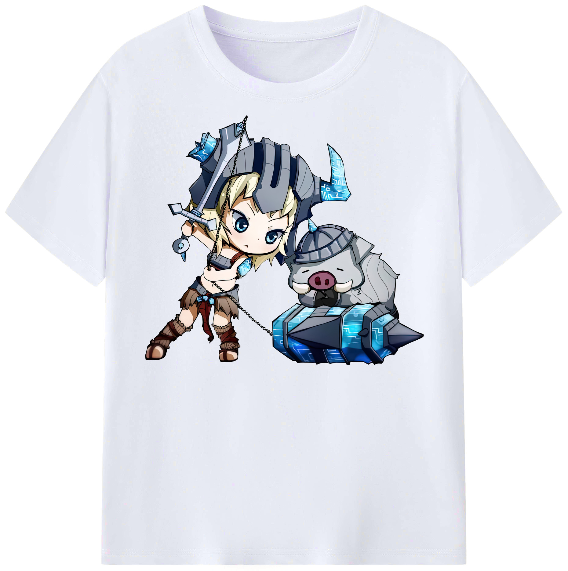 （画像用） リーグ・オブ・レジェンド League of Legends LOL レディースカジュアルプリントTシャツ（綿100％）