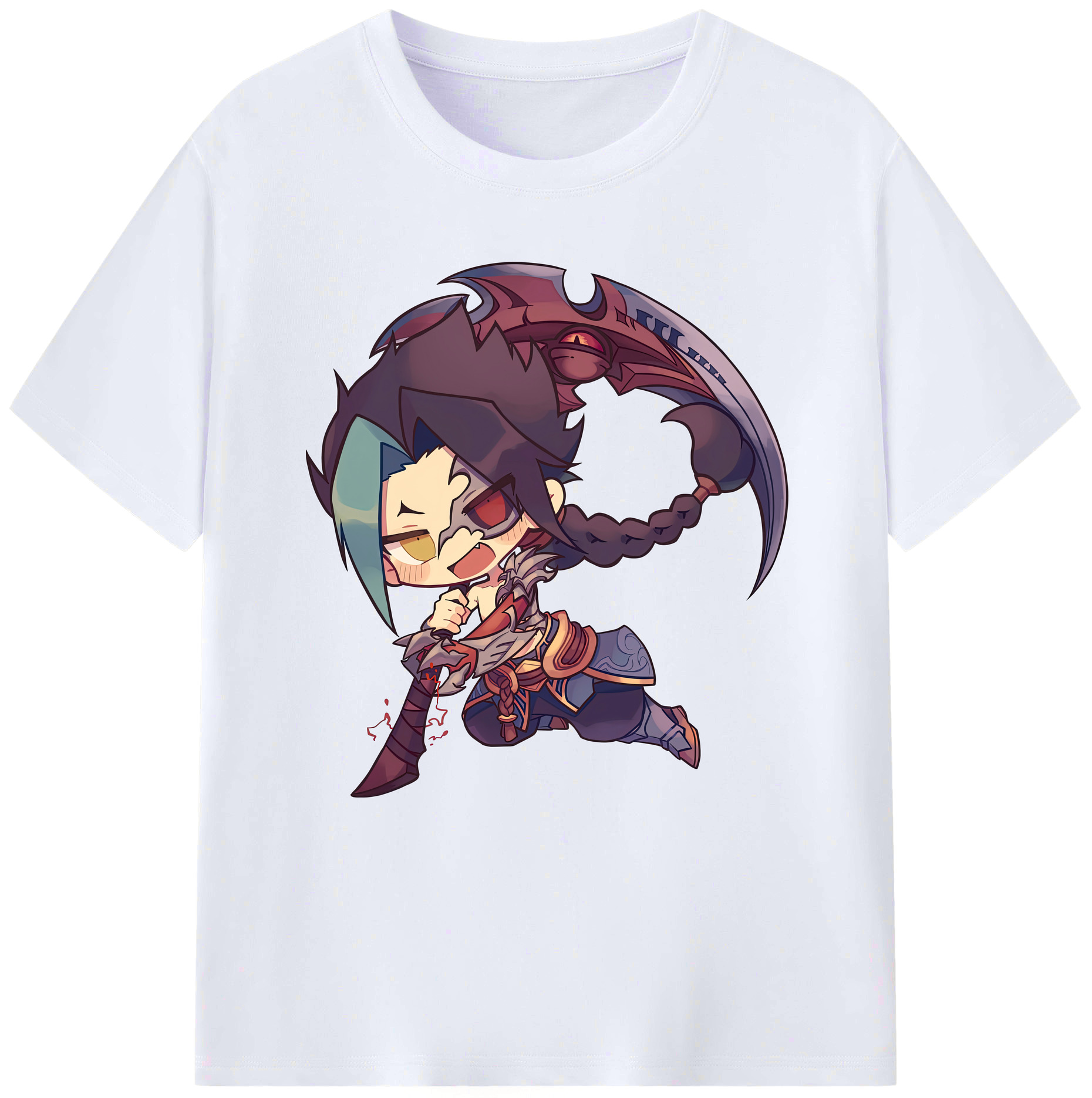 （画像用） リーグ・オブ・レジェンド League of Legends LOL レディースカジュアルプリントTシャツ（綿100％）