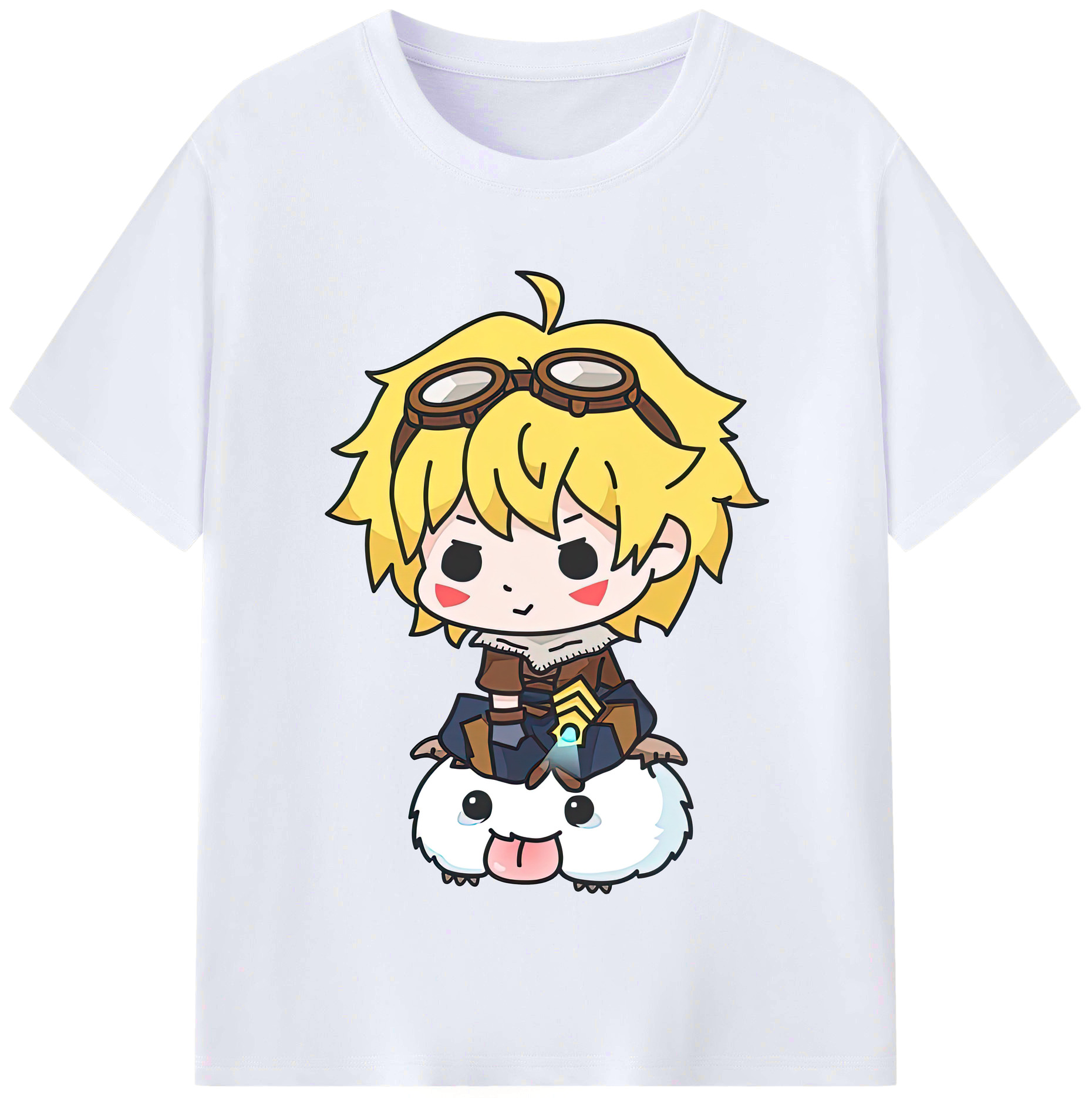 リーグ・オブ・レジェンド League of Legends LOL レディースカジュアルプリントTシャツ（綿100％）