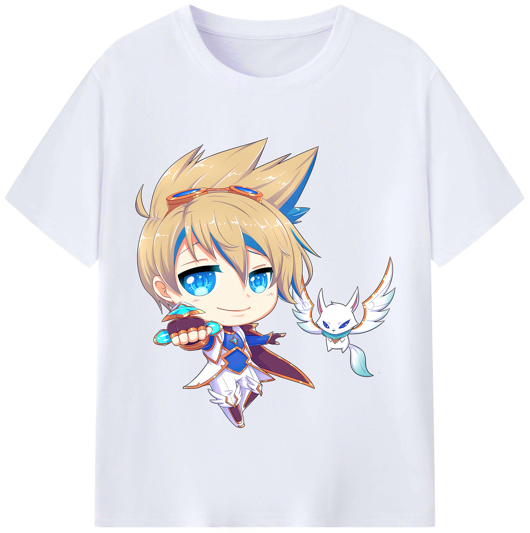 リーグ・オブ・レジェンド League of Legends LOL レディースカジュアルプリントTシャツ（綿100％）