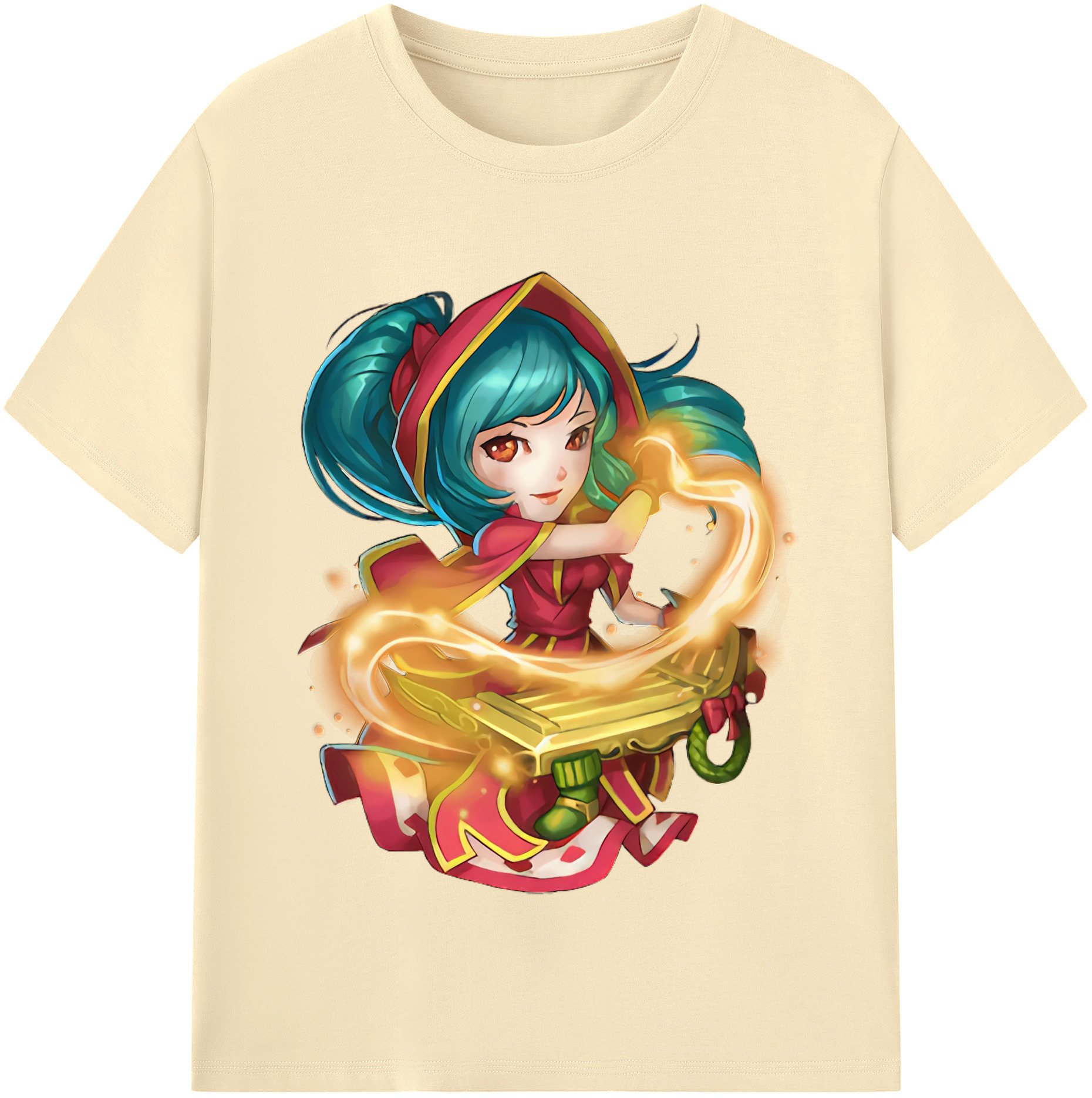 リーグ・オブ・レジェンド League of Legends LOL 綿100％半袖Tシャツ（フロントプリント）