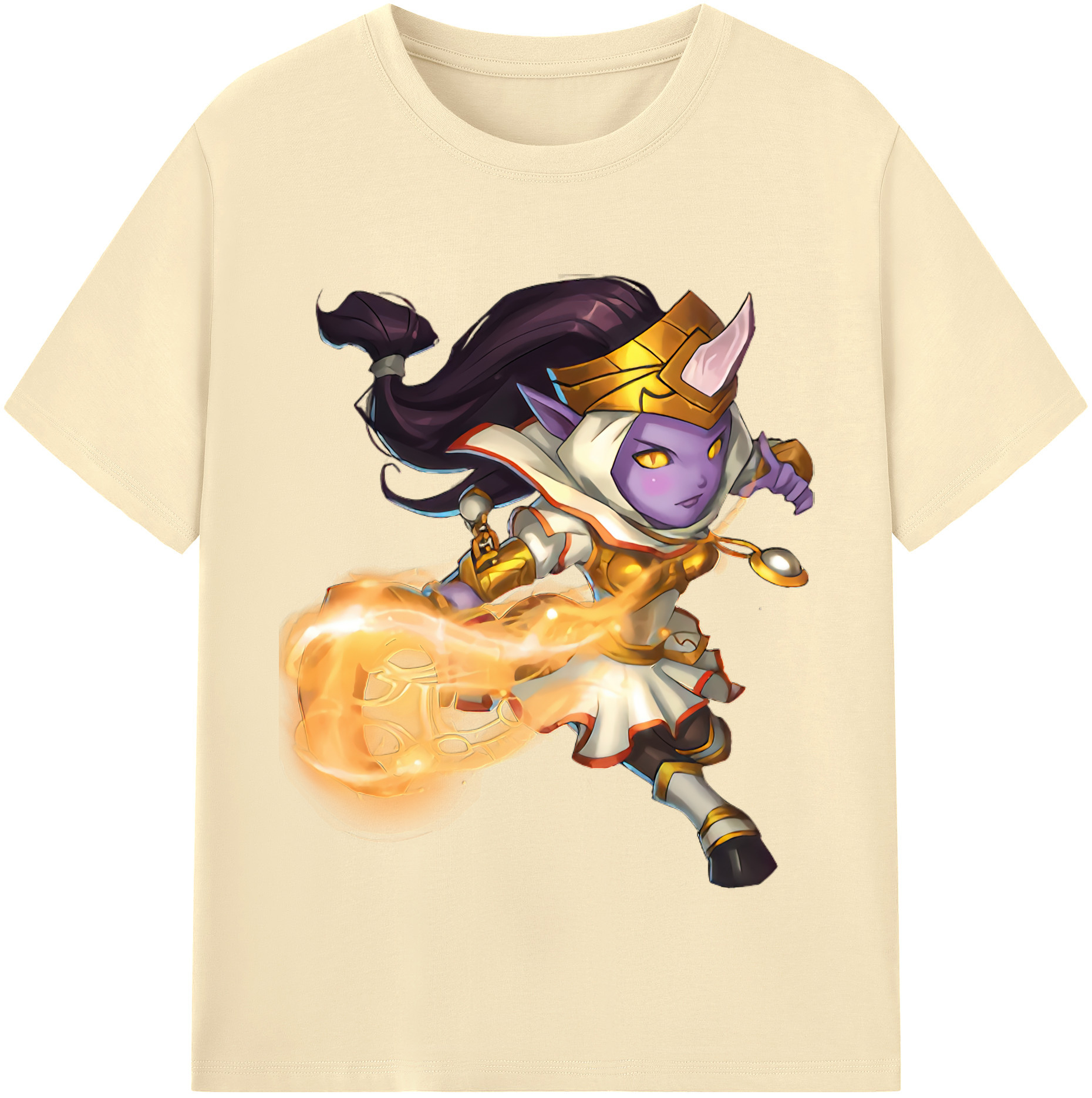 リーグ・オブ・レジェンド League of Legends LOL 綿100％半袖Tシャツ（フロントプリント）