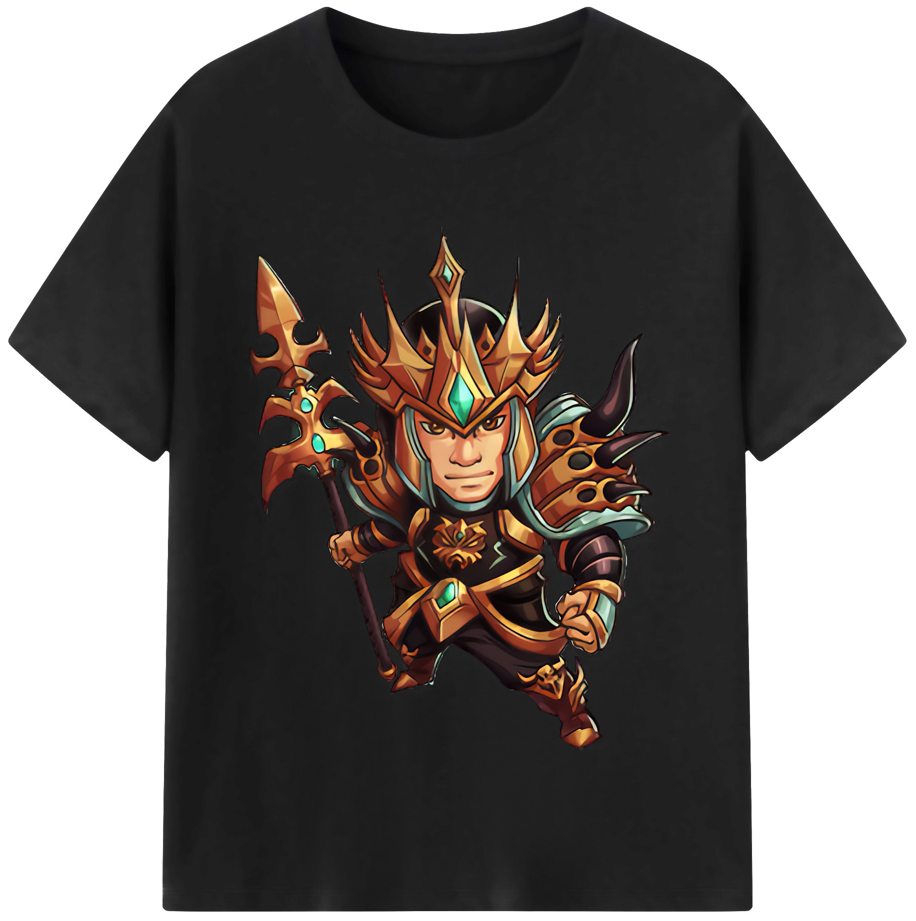 リーグ・オブ・レジェンド League of Legends LOL 綿100％半袖Tシャツ（フロントプリント）