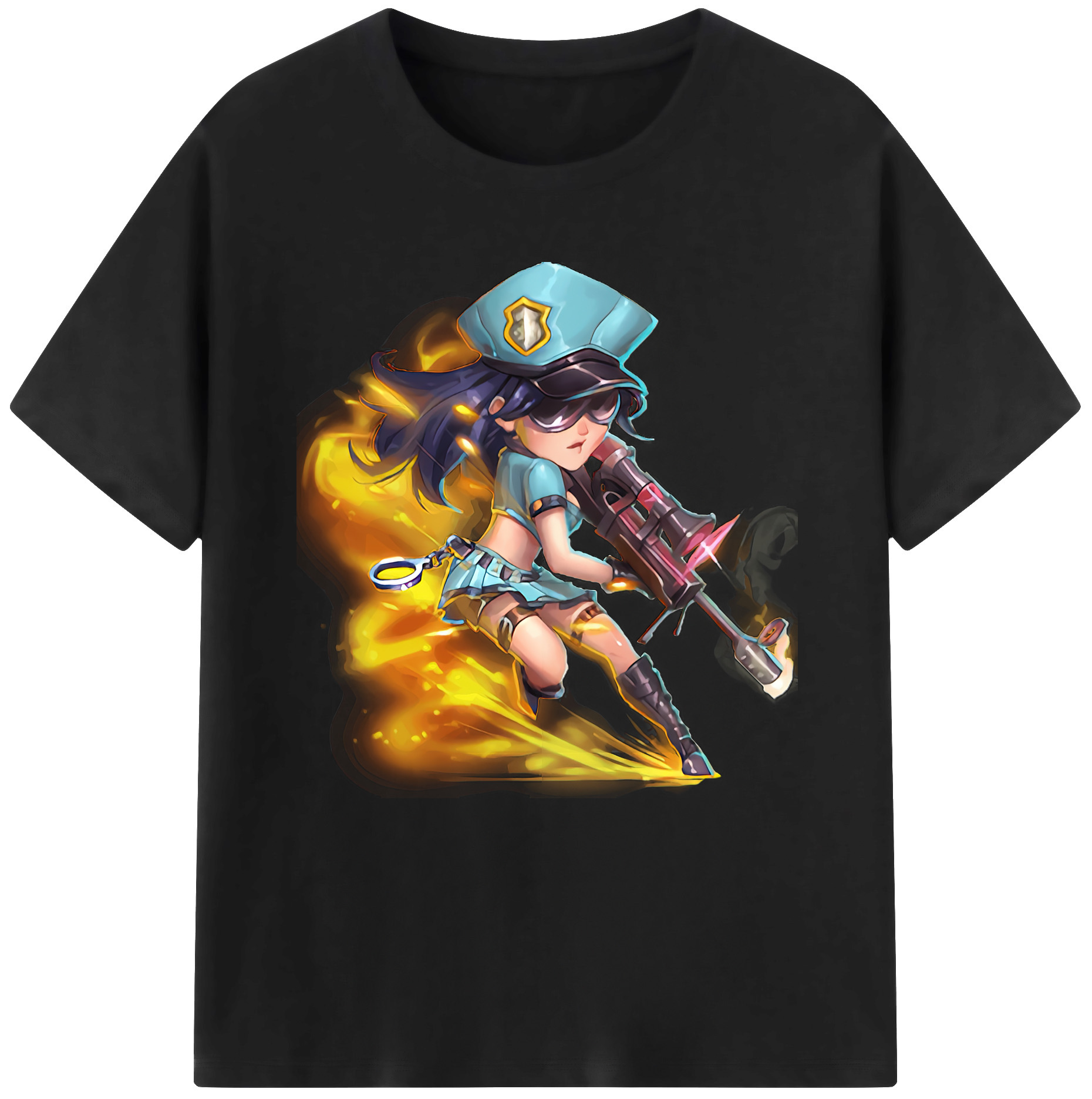 リーグ・オブ・レジェンド League of Legends LOL 綿100％半袖Tシャツ（フロントプリント）