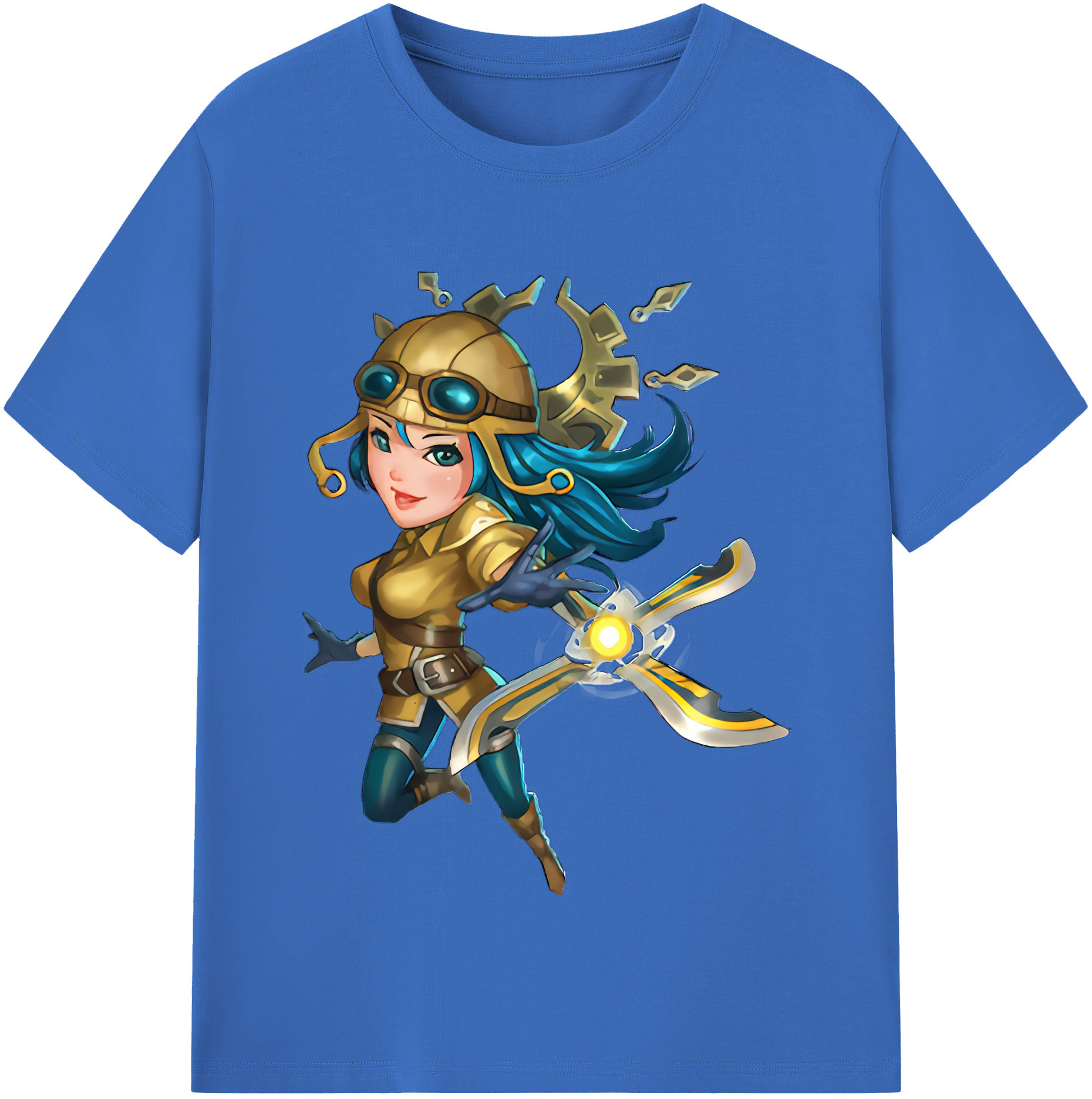 リーグ・オブ・レジェンド League of Legends LOL 綿100％半袖Tシャツ（フロントプリント）