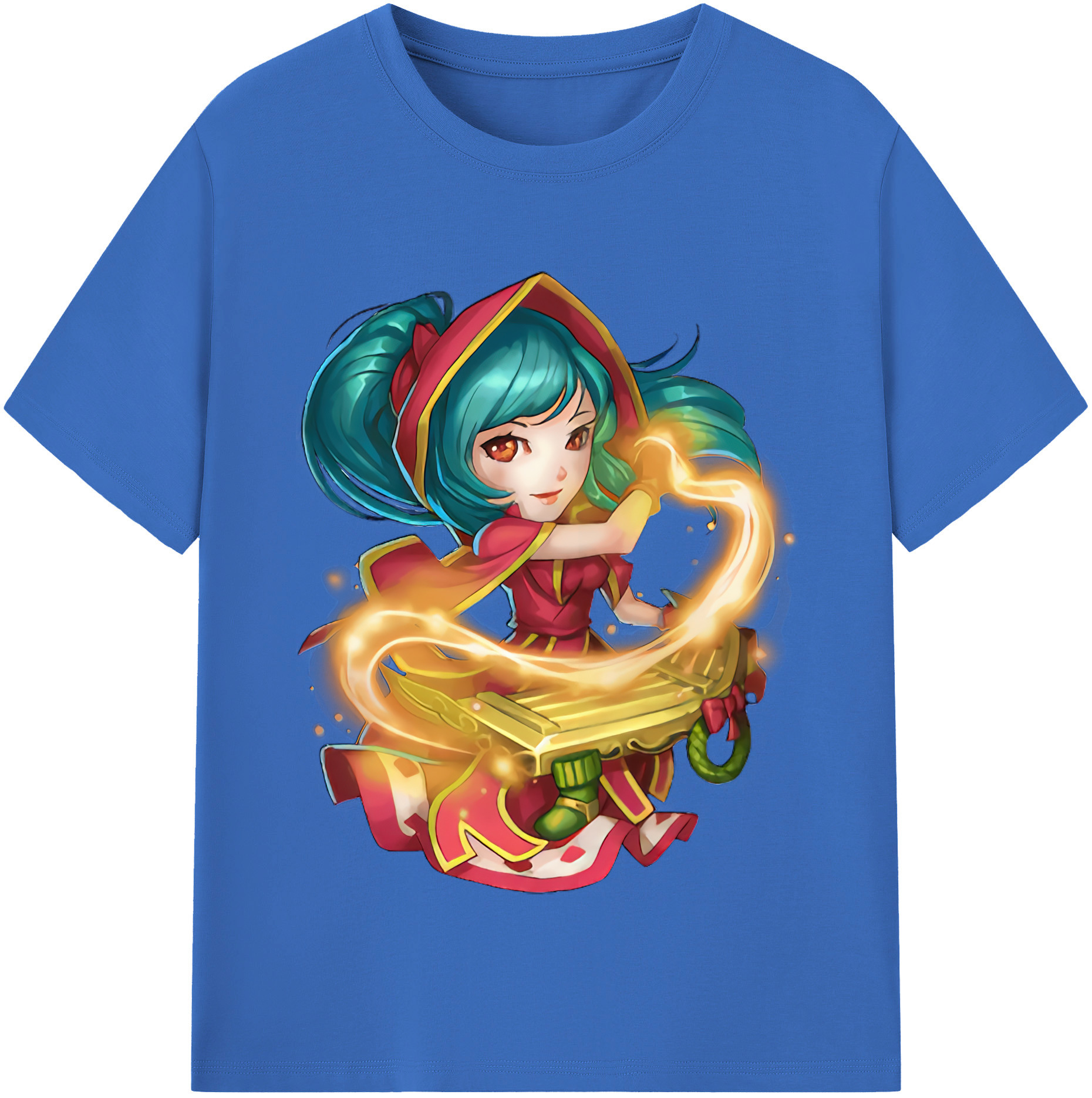 リーグ・オブ・レジェンド League of Legends LOL 綿100％半袖Tシャツ（フロントプリント）