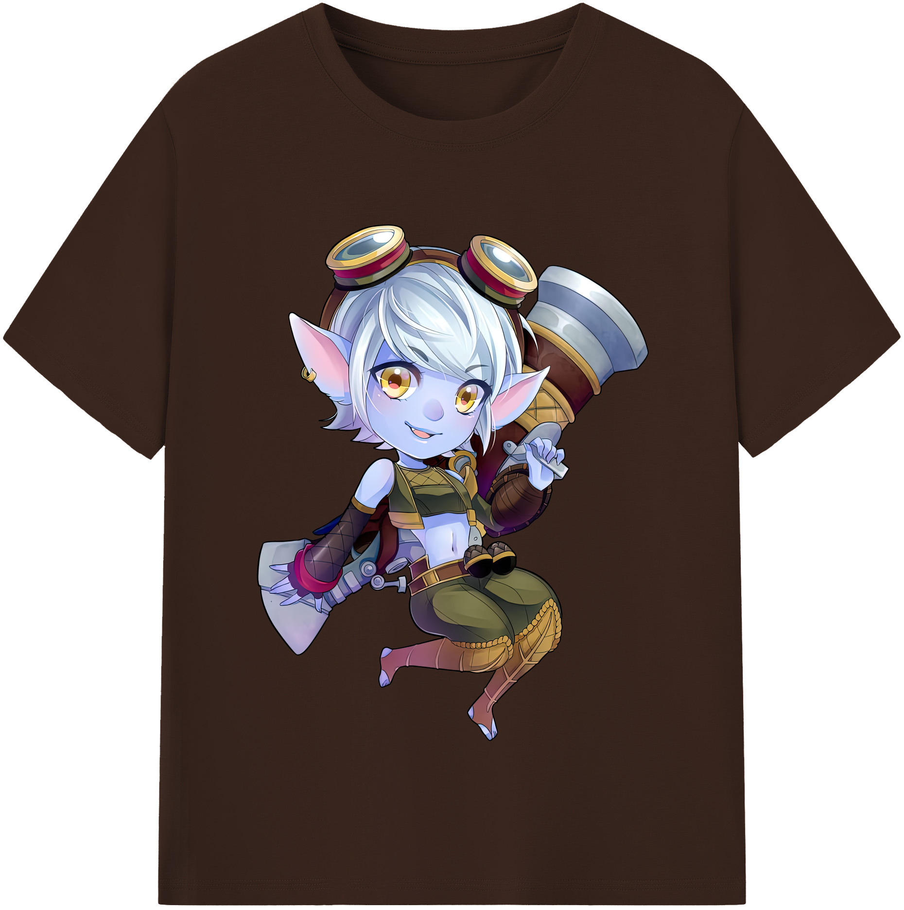 リーグ・オブ・レジェンド League of Legends LOL 綿100％半袖Tシャツ（フロントプリント）