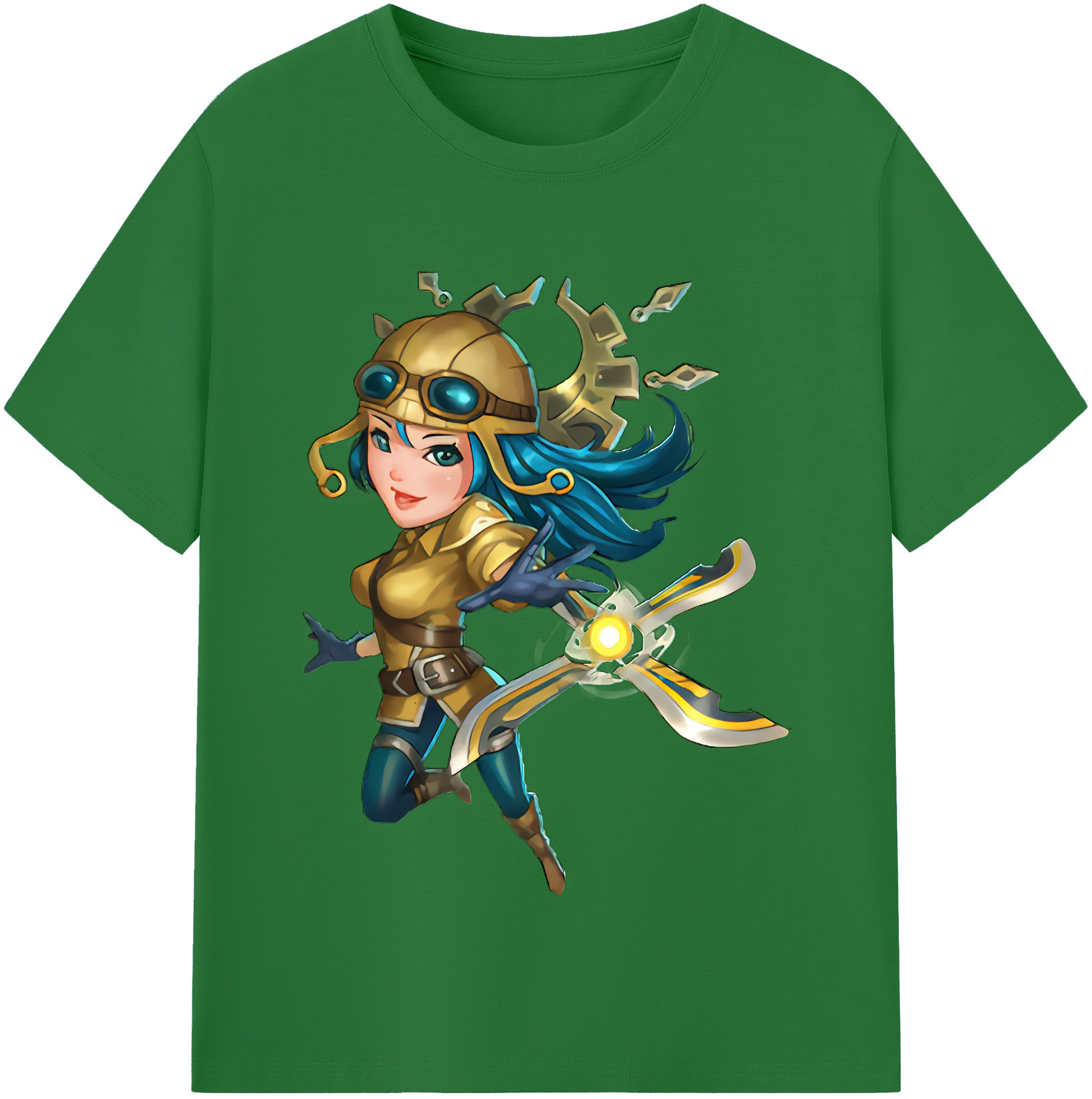 リーグ・オブ・レジェンド League of Legends LOL 綿100％半袖Tシャツ（フロントプリント）
