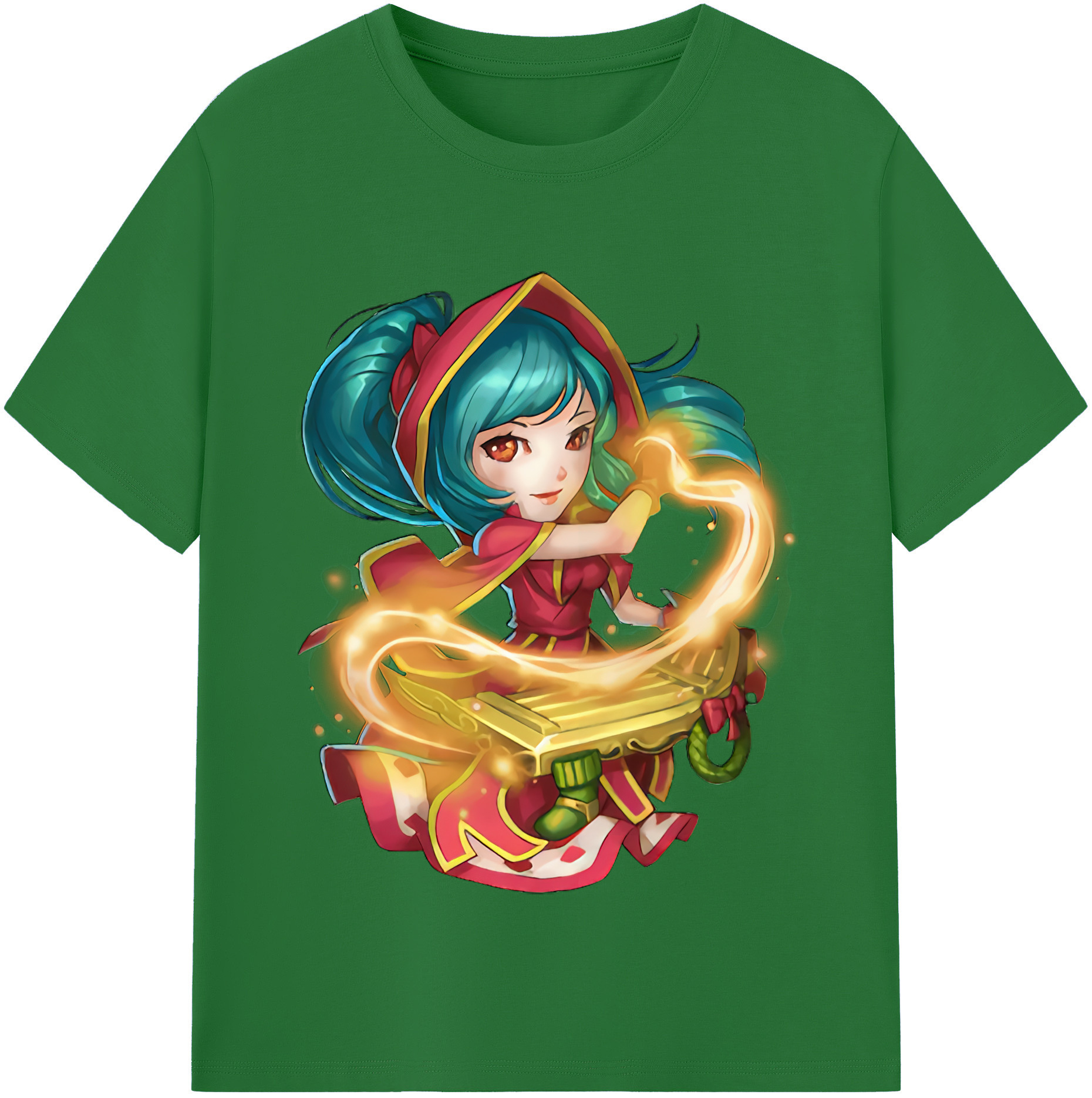 リーグ・オブ・レジェンド League of Legends LOL 綿100％半袖Tシャツ（フロントプリント）