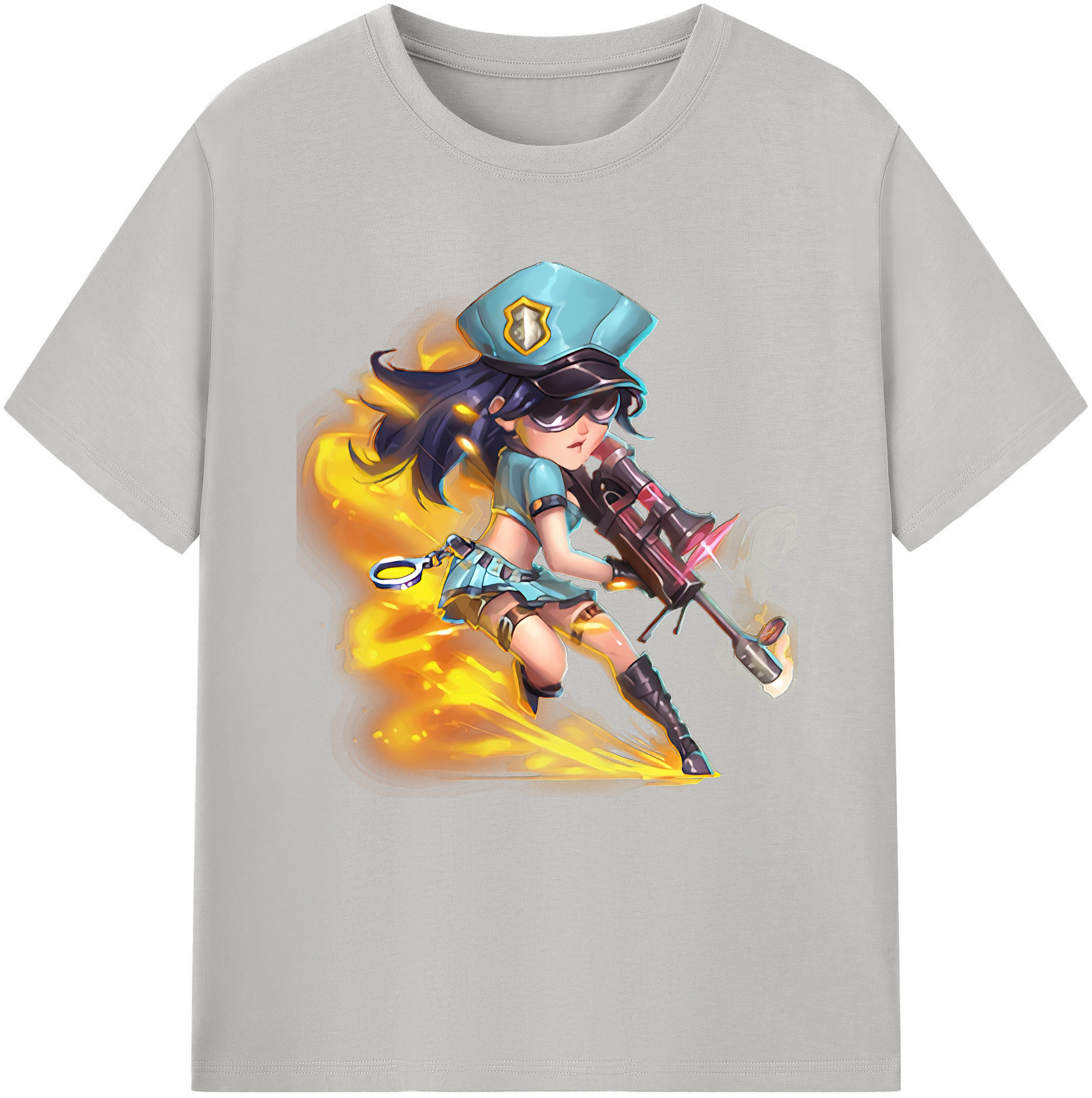 リーグ・オブ・レジェンド League of Legends LOL 綿100％半袖Tシャツ（フロントプリント）