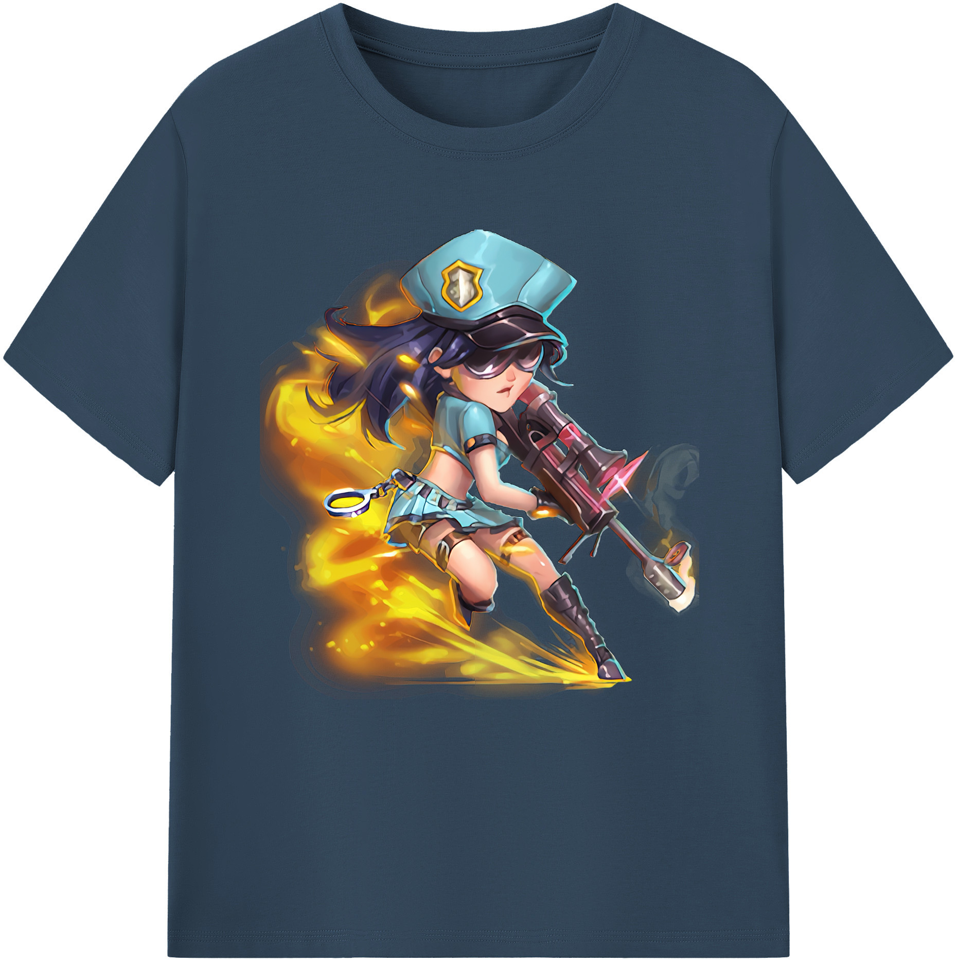 リーグ・オブ・レジェンド League of Legends LOL 綿100％半袖Tシャツ（フロントプリント）