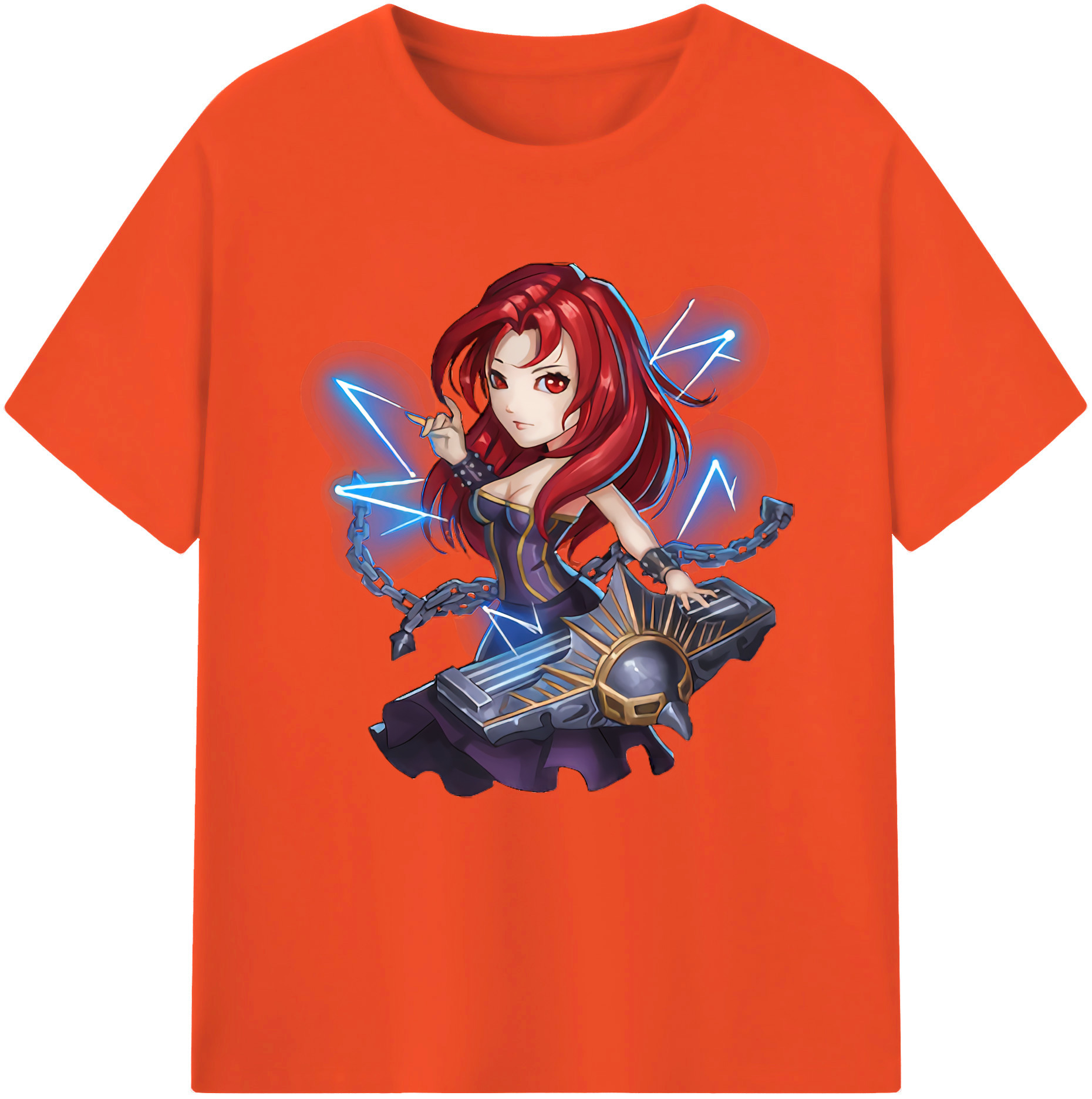 リーグ・オブ・レジェンド League of Legends LOL 綿100％半袖Tシャツ（フロントプリント）