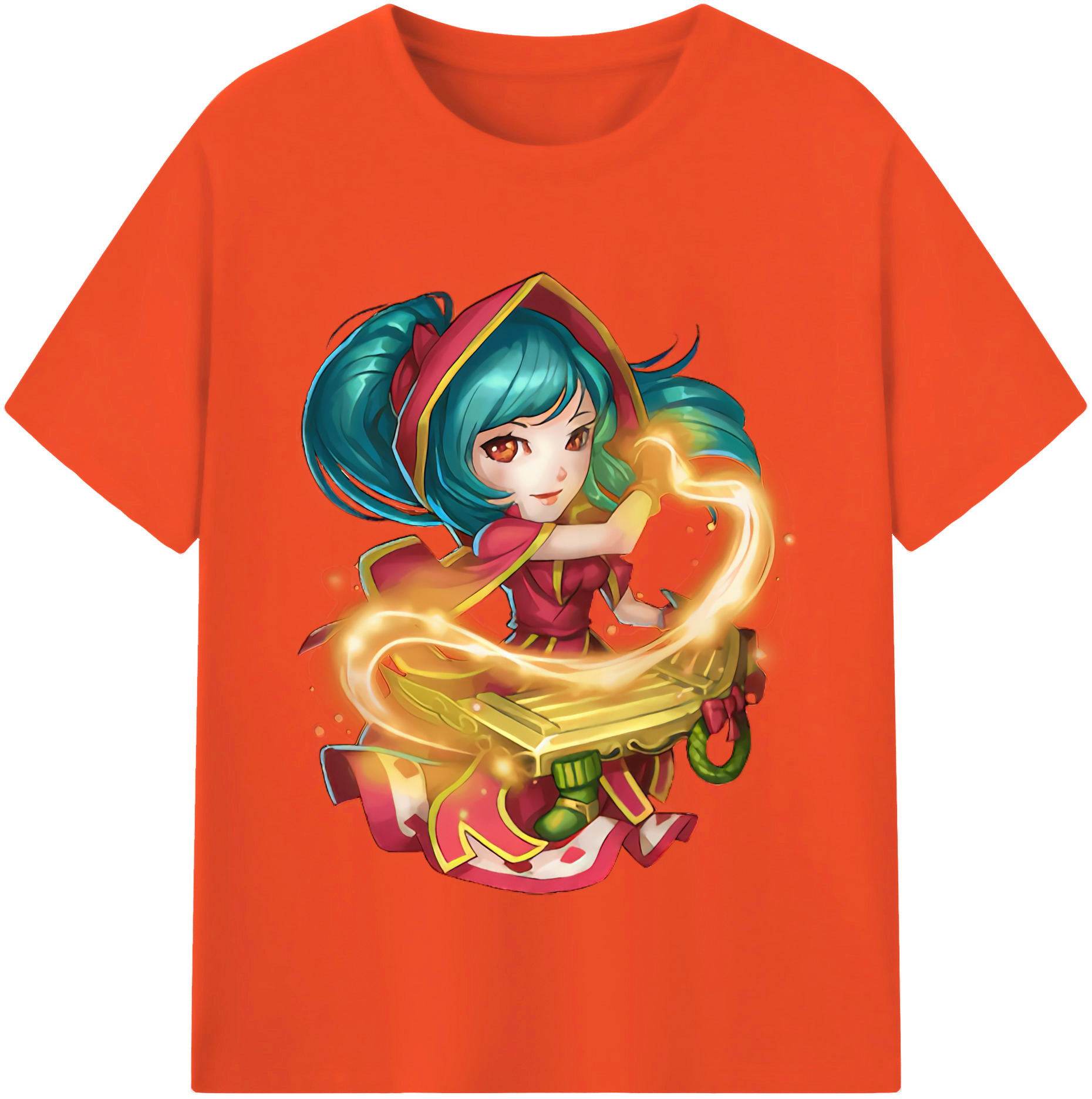 リーグ・オブ・レジェンド League of Legends LOL 綿100％半袖Tシャツ（フロントプリント）