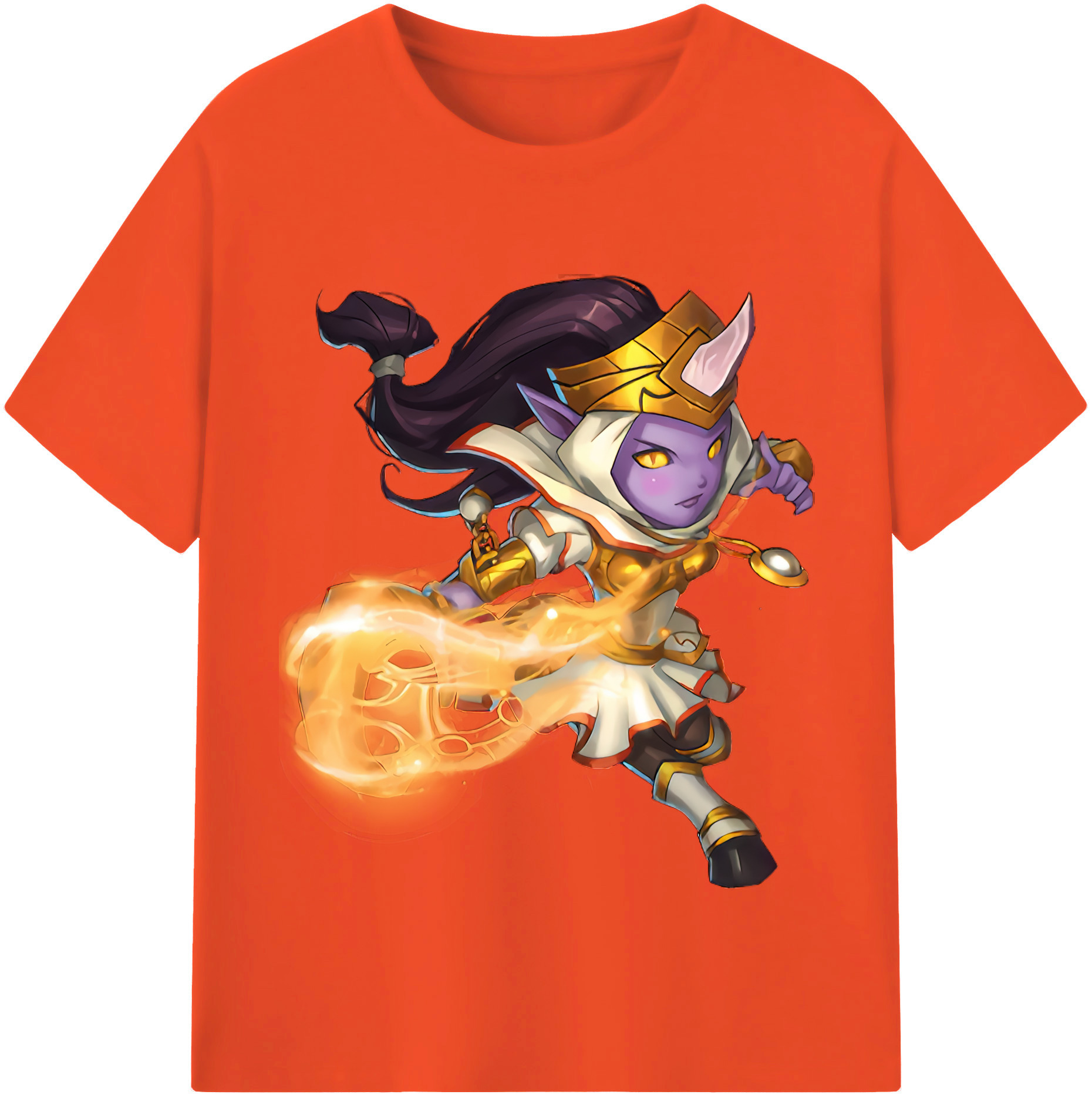 リーグ・オブ・レジェンド League of Legends LOL 綿100％半袖Tシャツ（フロントプリント）