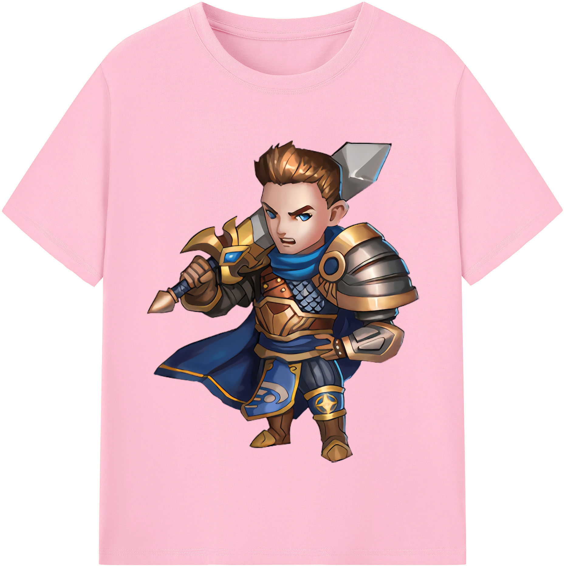 リーグ・オブ・レジェンド League of Legends LOL 綿100％半袖Tシャツ（フロントプリント）