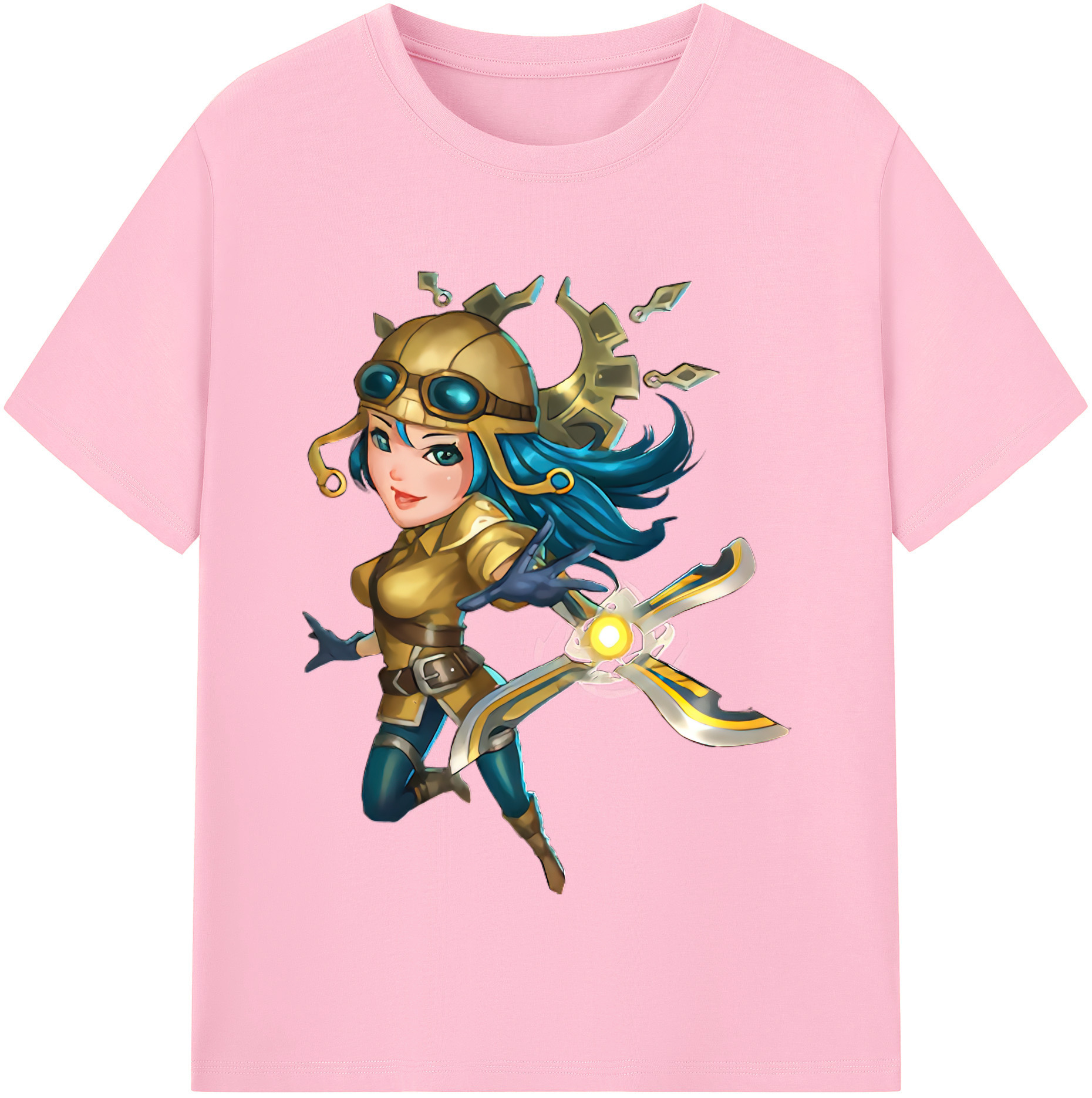リーグ・オブ・レジェンド League of Legends LOL 綿100％半袖Tシャツ（フロントプリント）
