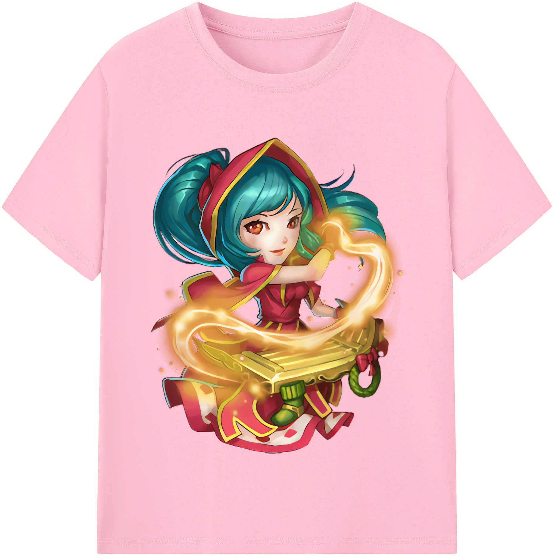 リーグ・オブ・レジェンド League of Legends LOL 綿100％半袖Tシャツ（フロントプリント）