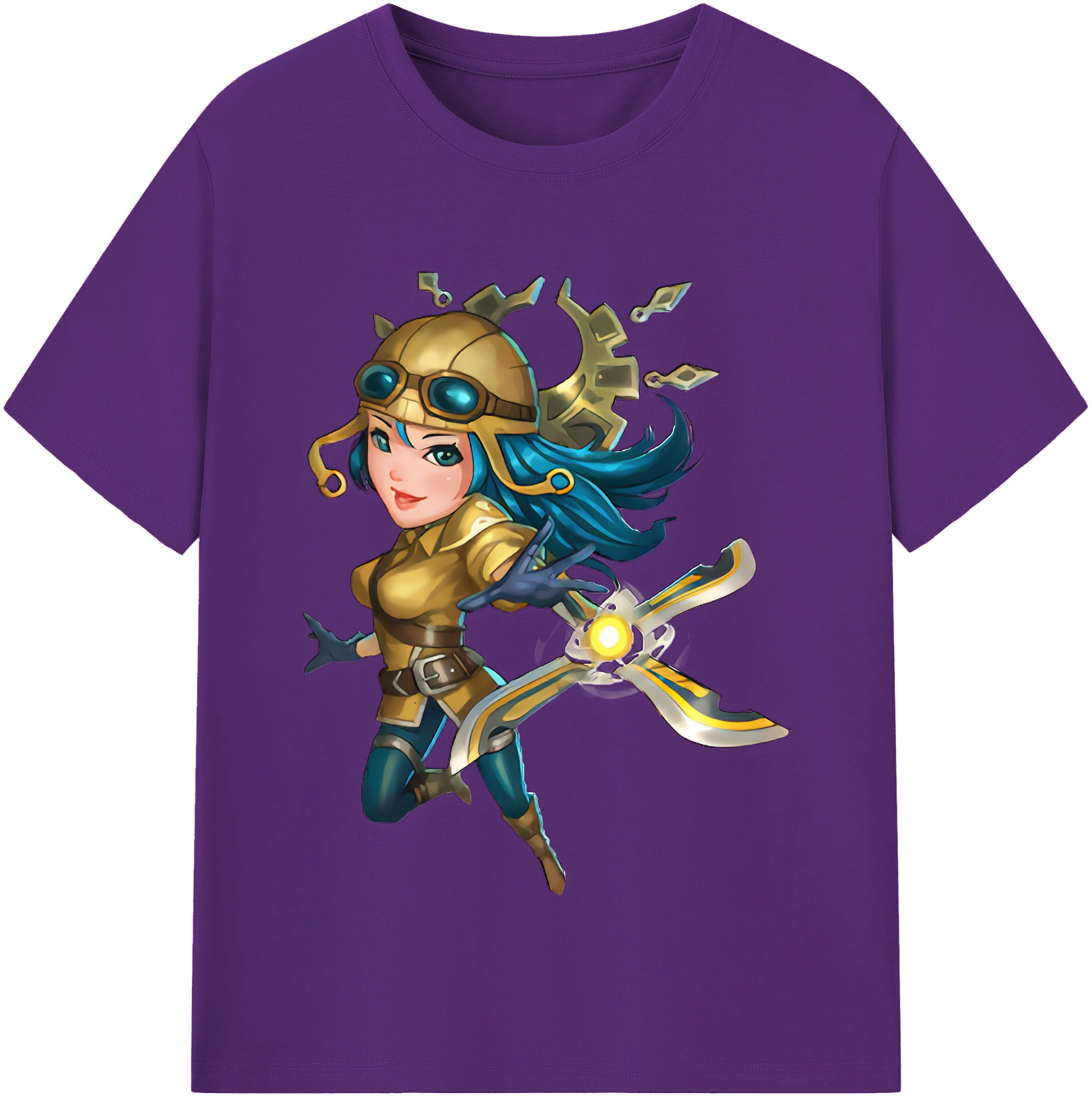 リーグ・オブ・レジェンド League of Legends LOL 綿100％半袖Tシャツ（フロントプリント）