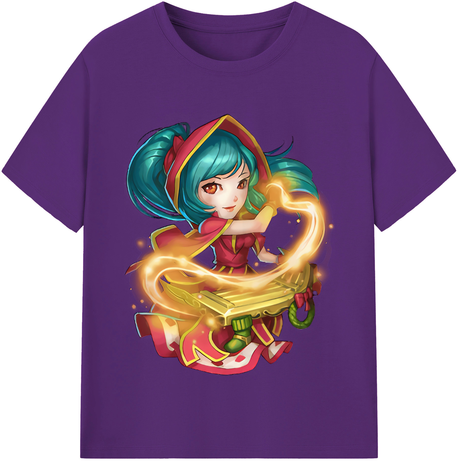 リーグ・オブ・レジェンド League of Legends LOL 綿100％半袖Tシャツ（フロントプリント）