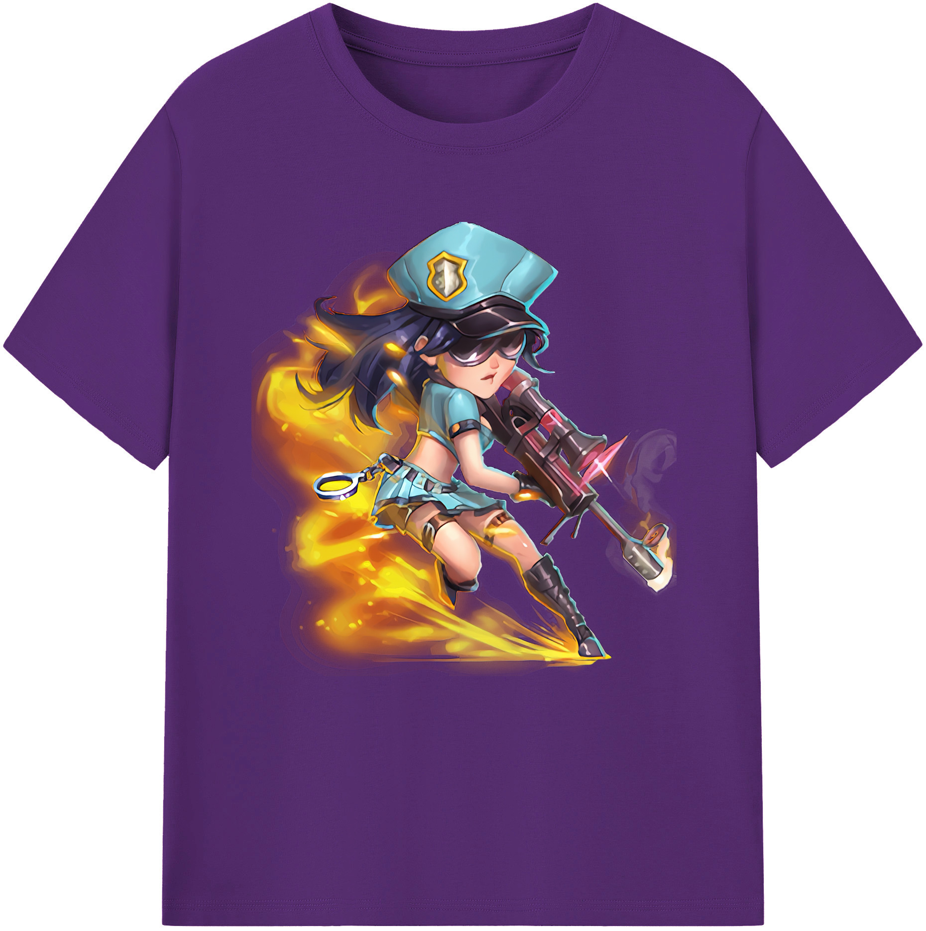 リーグ・オブ・レジェンド League of Legends LOL 綿100％半袖Tシャツ（フロントプリント）