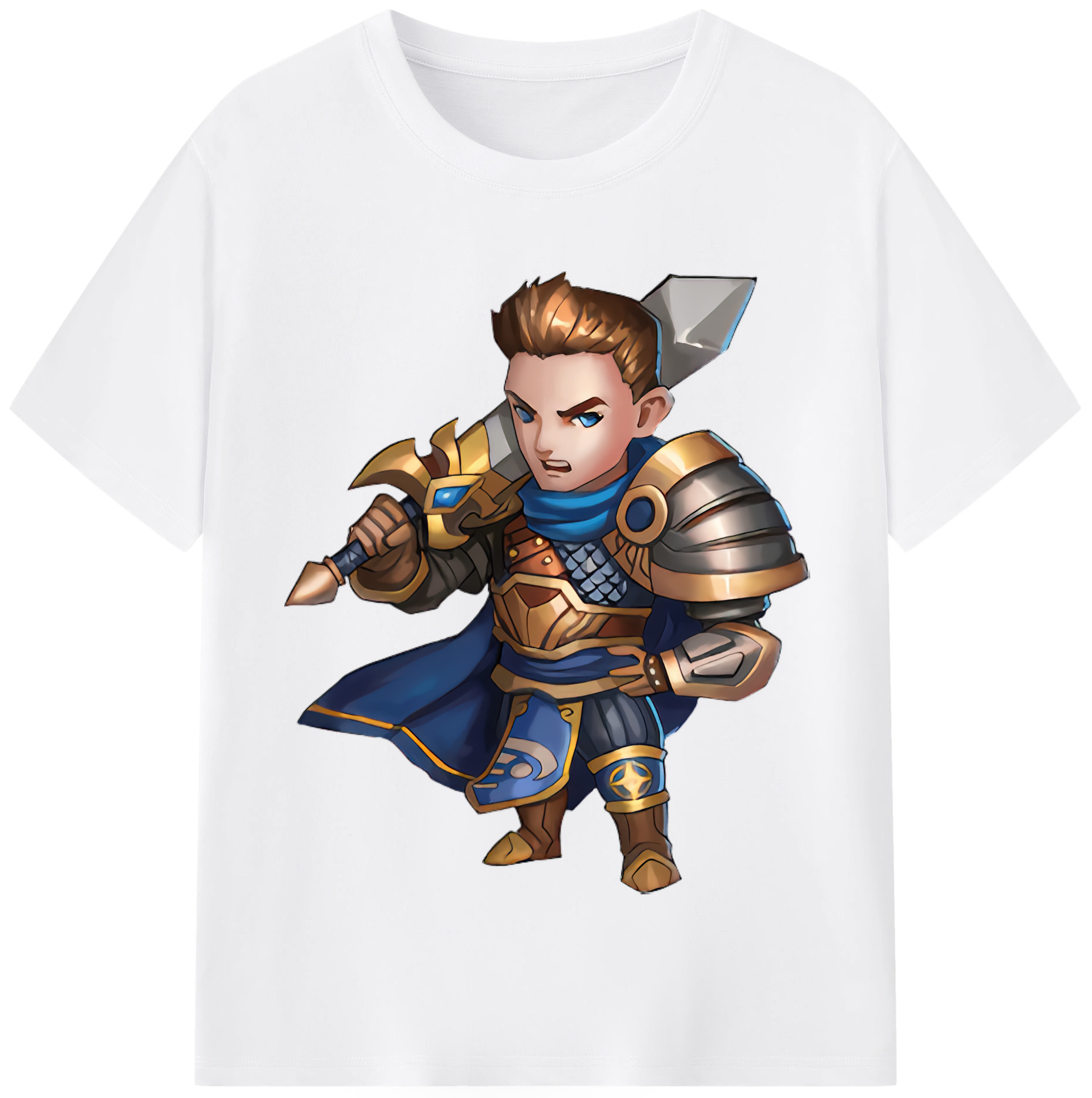 リーグ・オブ・レジェンド League of Legends LOL 綿100％半袖Tシャツ（フロントプリント）