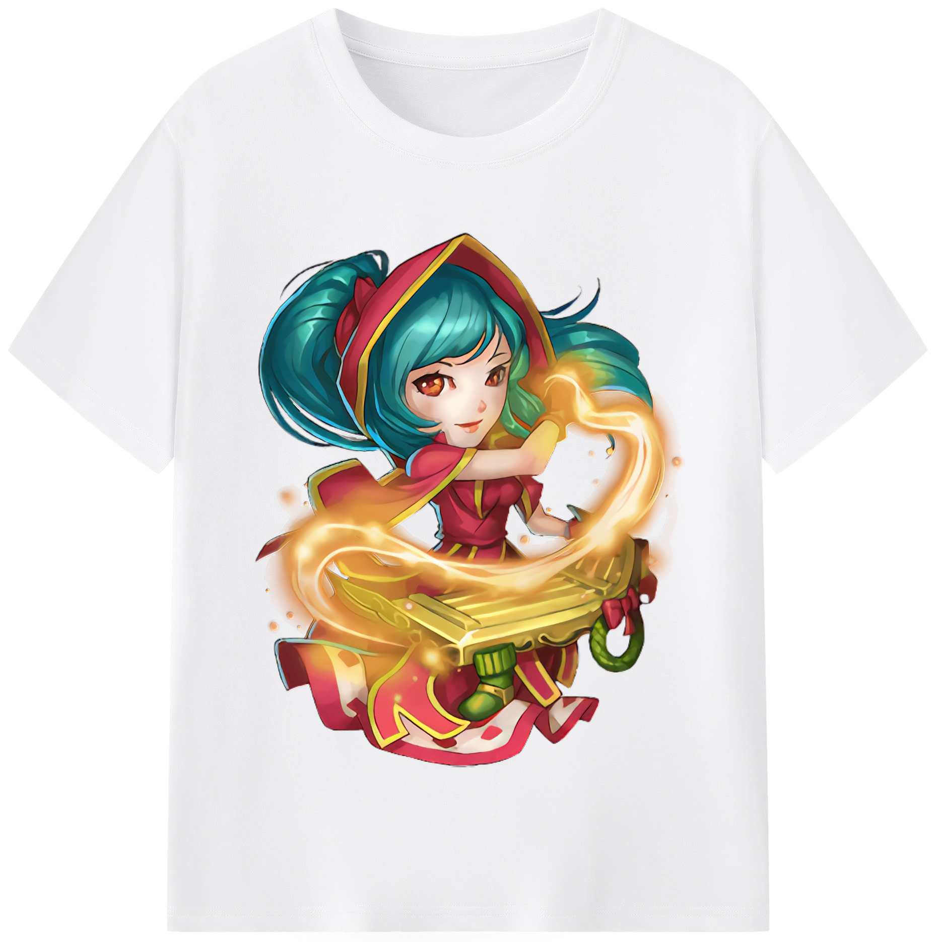 リーグ・オブ・レジェンド League of Legends LOL 綿100％半袖Tシャツ（フロントプリント）