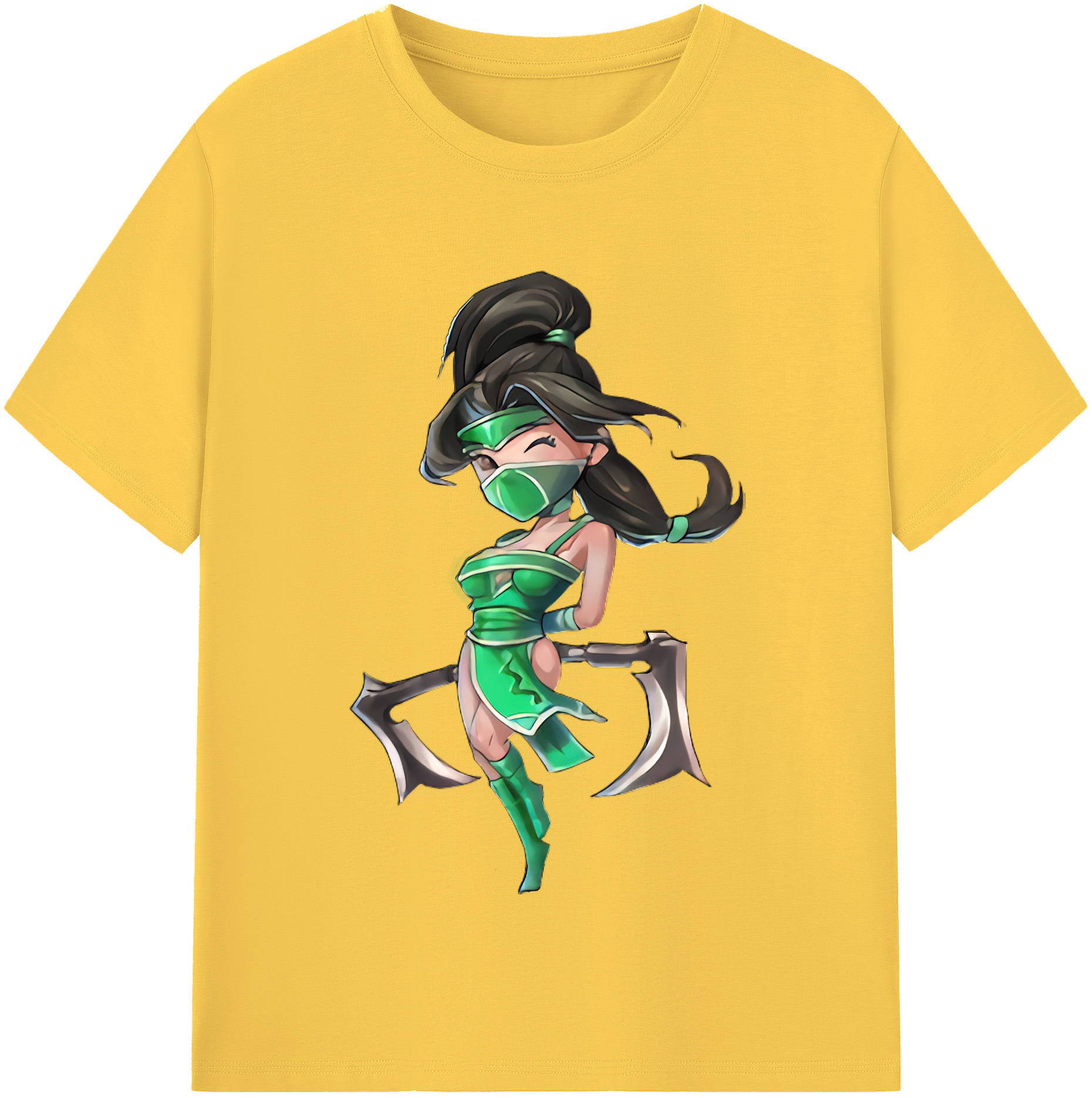 リーグ・オブ・レジェンド League of Legends LOL 綿100％半袖Tシャツ（フロントプリント）