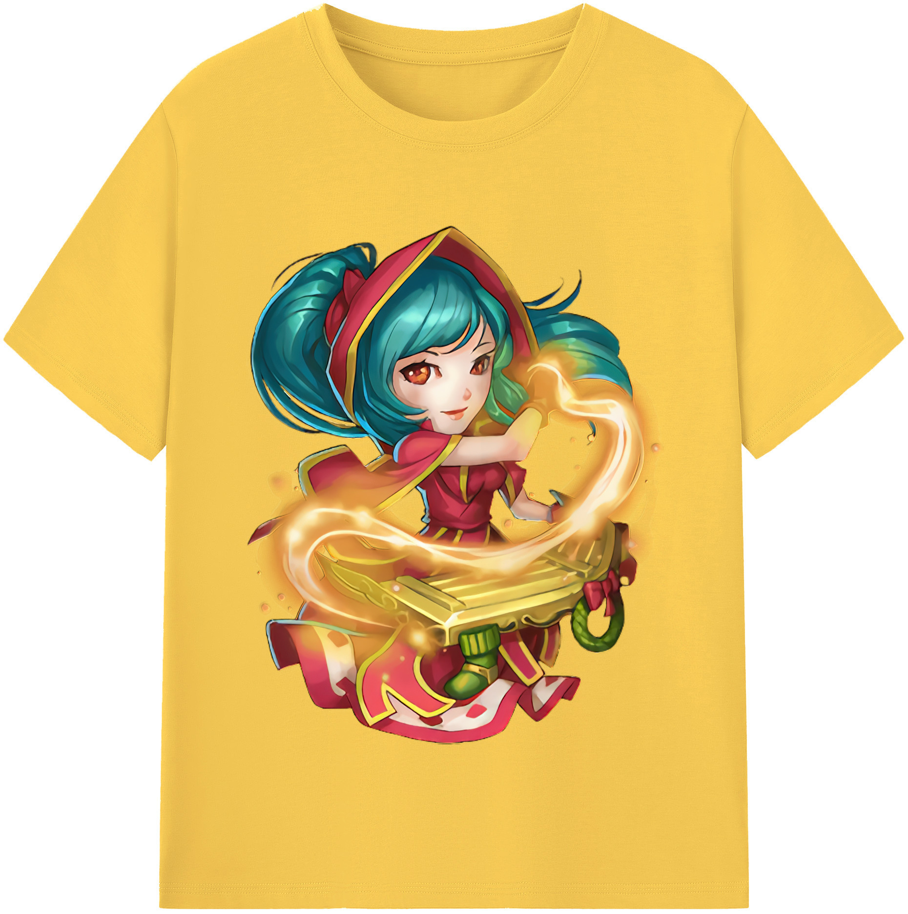 リーグ・オブ・レジェンド League of Legends LOL 綿100％半袖Tシャツ（フロントプリント）