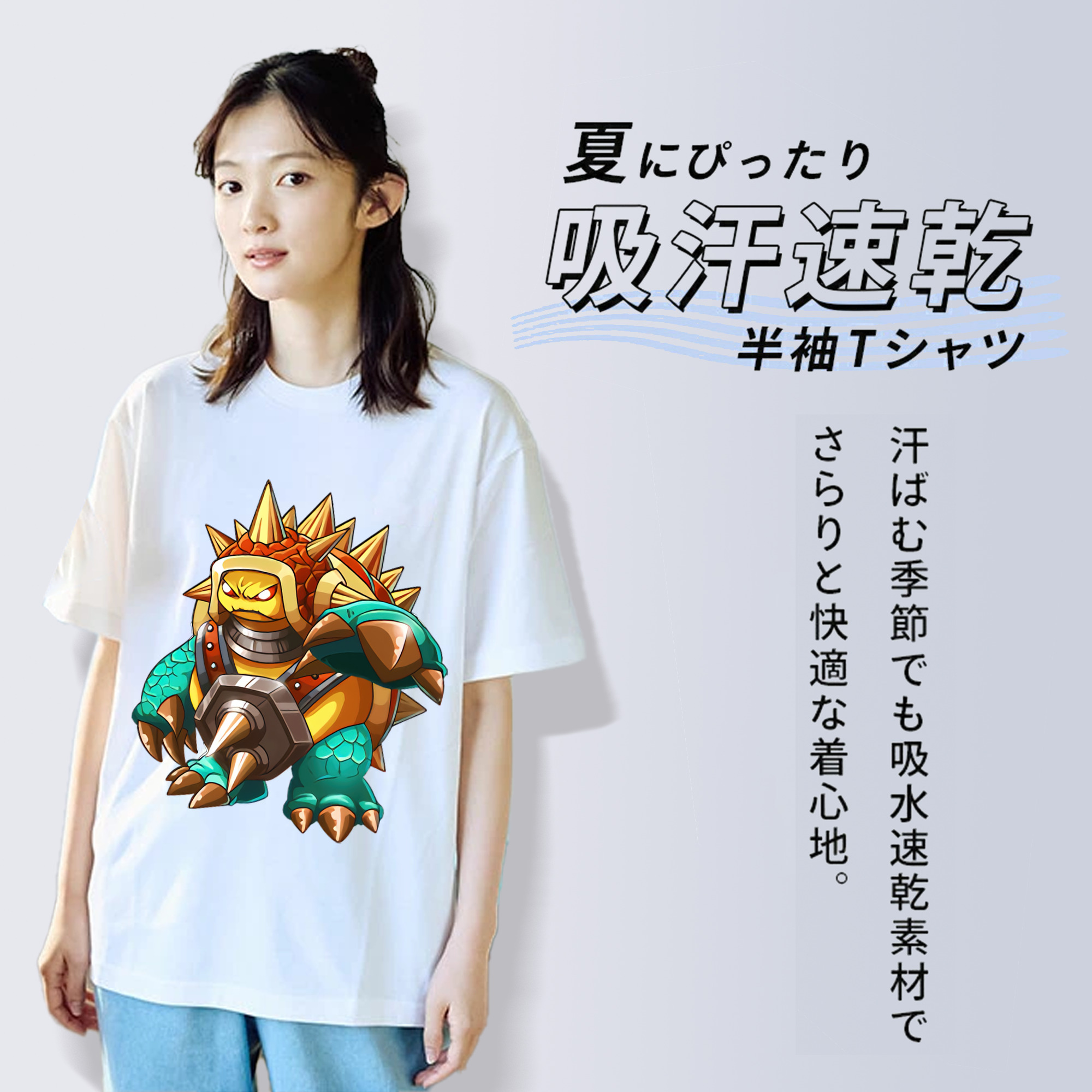 リーグ・オブ・レジェンド League of Legends LOL 綿100％半袖Tシャツ（フロントプリント）