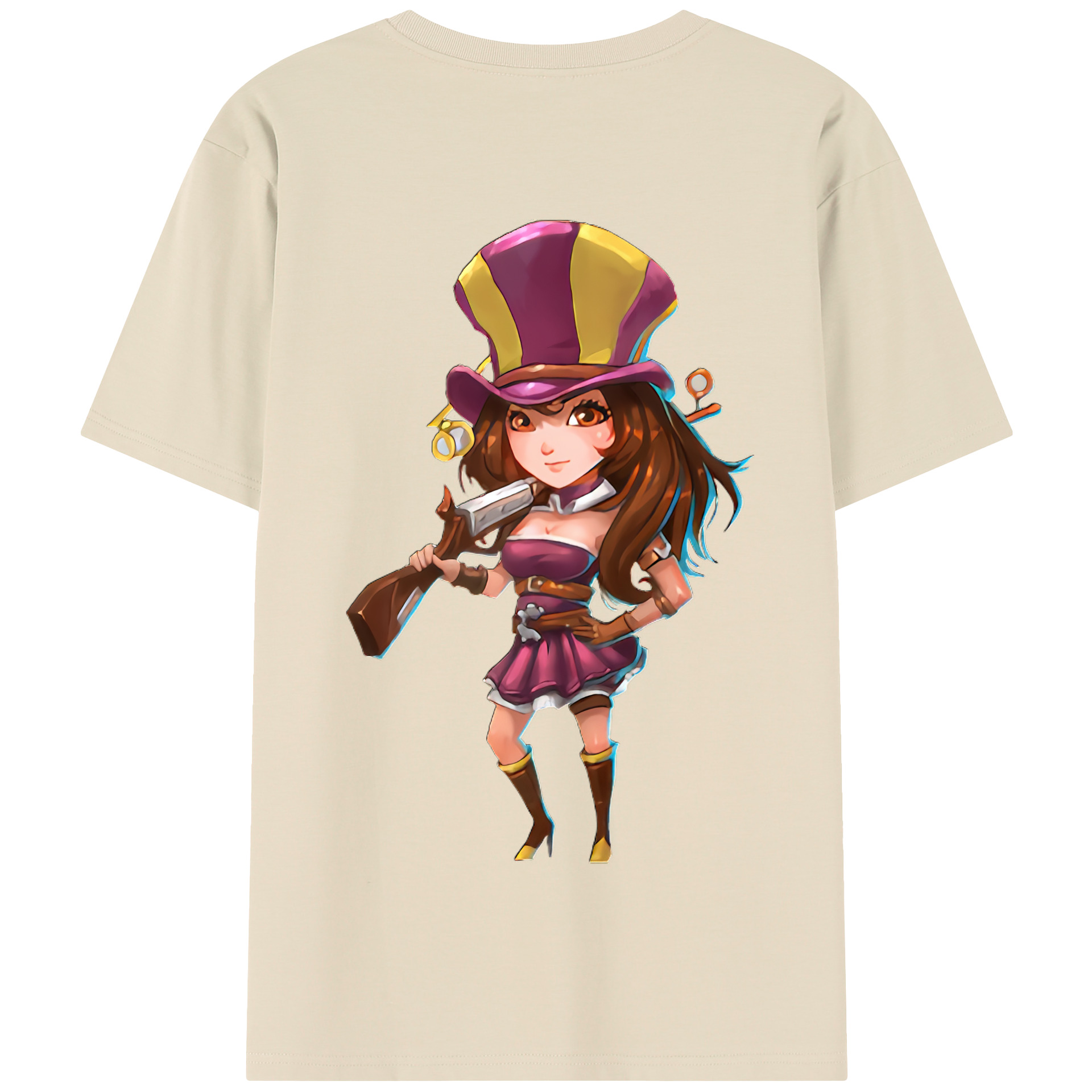 リーグ・オブ・レジェンド League of Legends LOL 綿100％半袖Tシャツ（背面プリント）