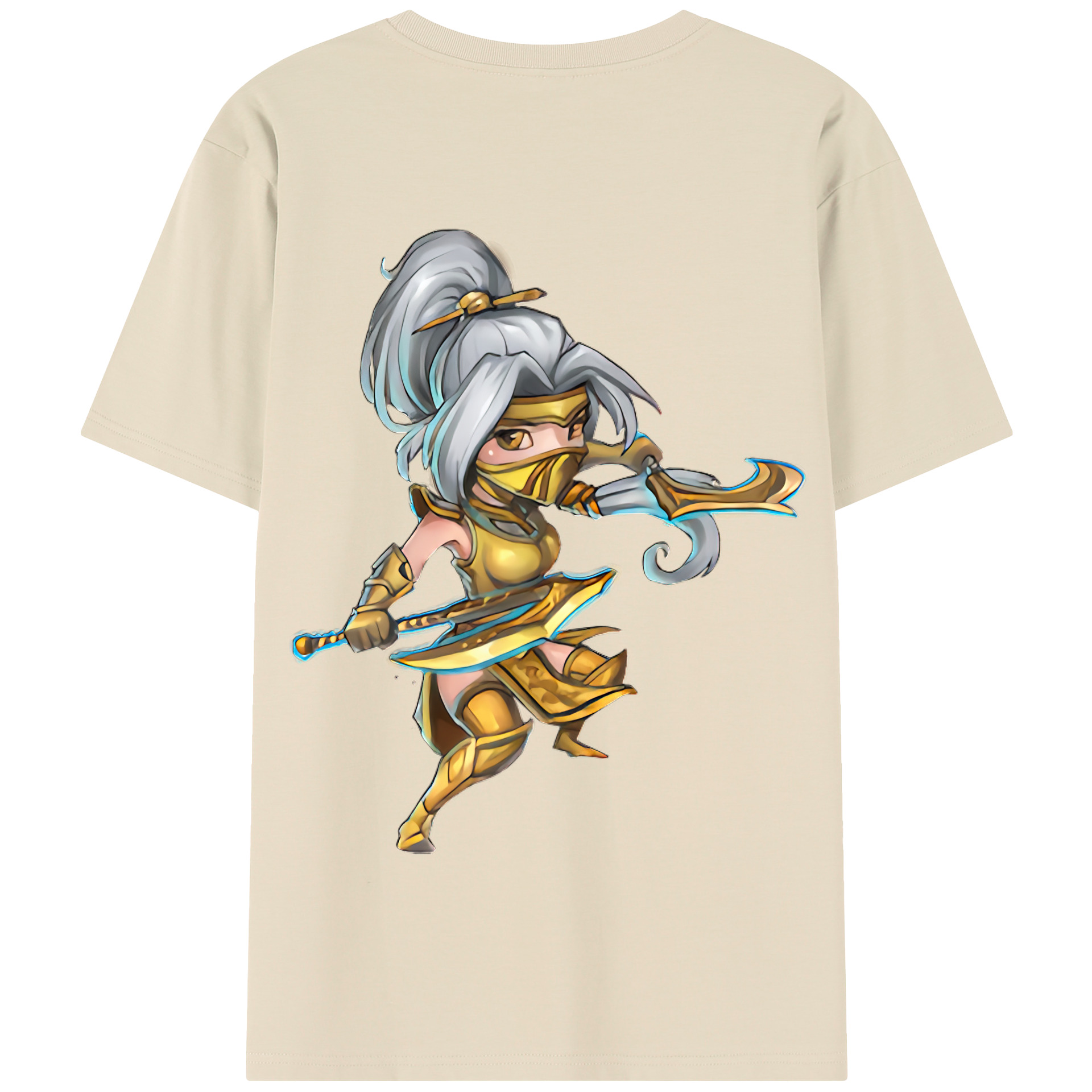 リーグ・オブ・レジェンド League of Legends LOL 綿100％半袖Tシャツ（背面プリント）