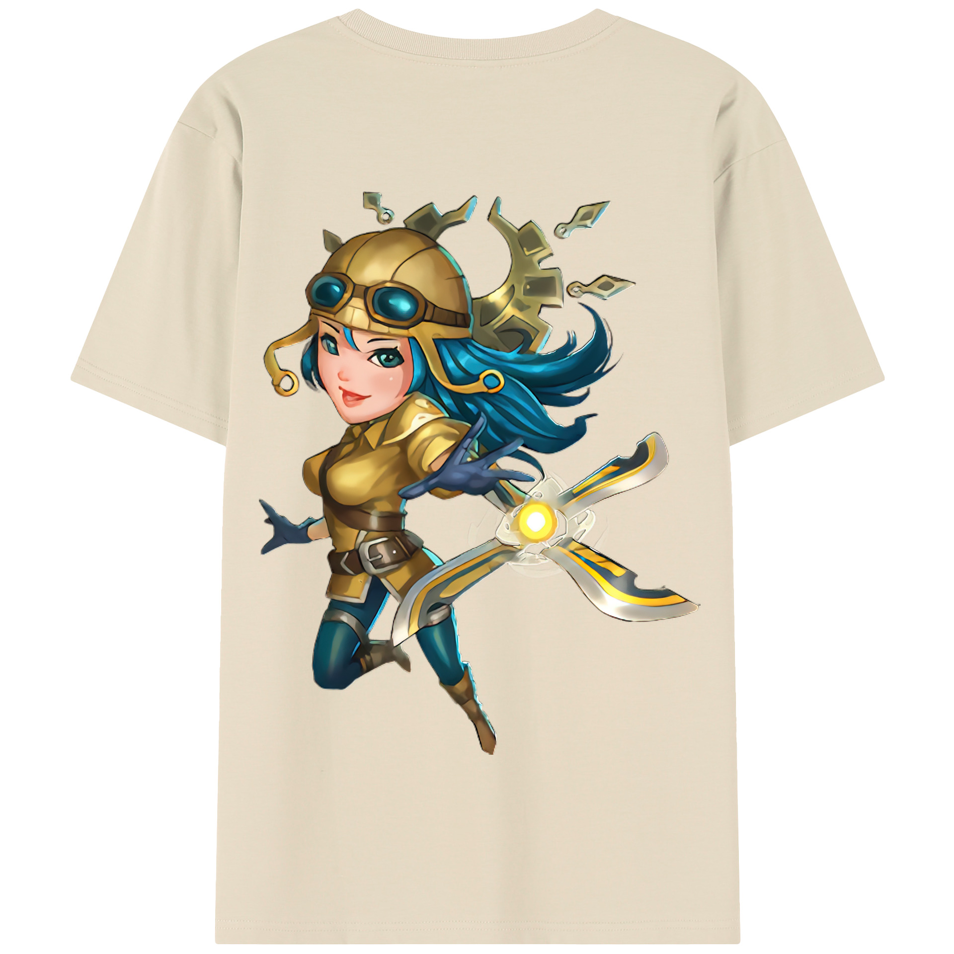 リーグ・オブ・レジェンド League of Legends LOL 綿100％半袖Tシャツ（背面プリント）