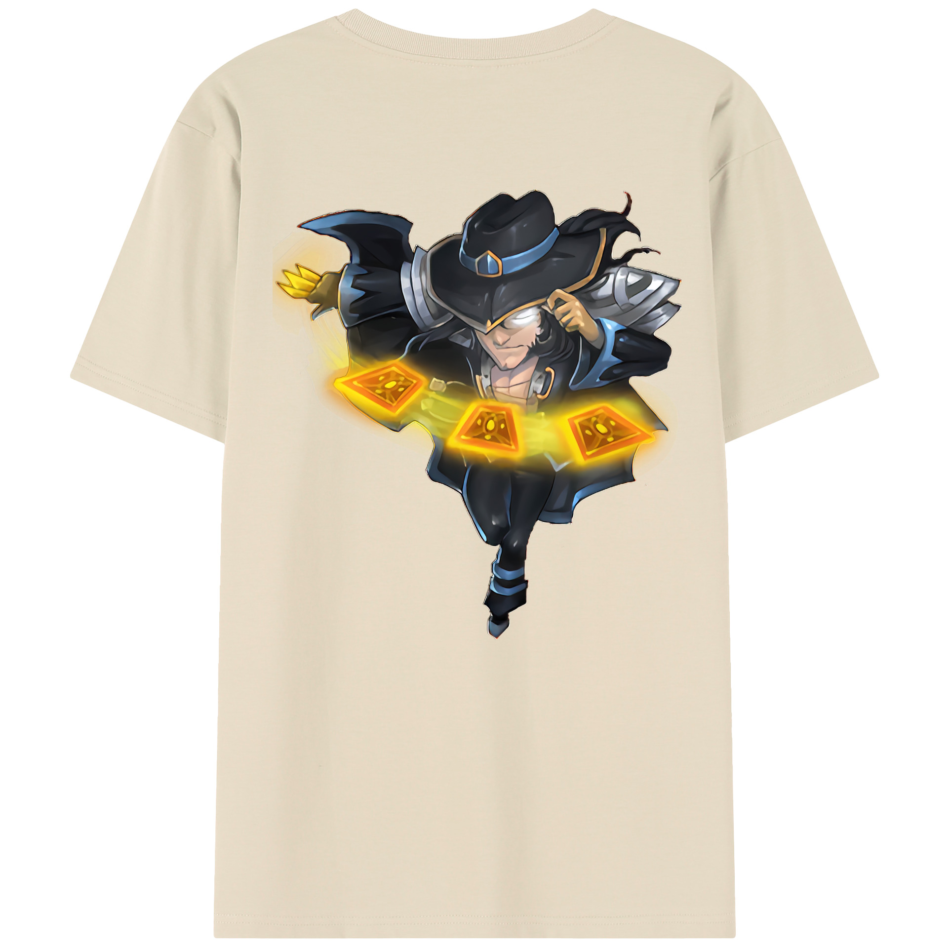 リーグ・オブ・レジェンド League of Legends LOL 綿100％半袖Tシャツ（背面プリント）