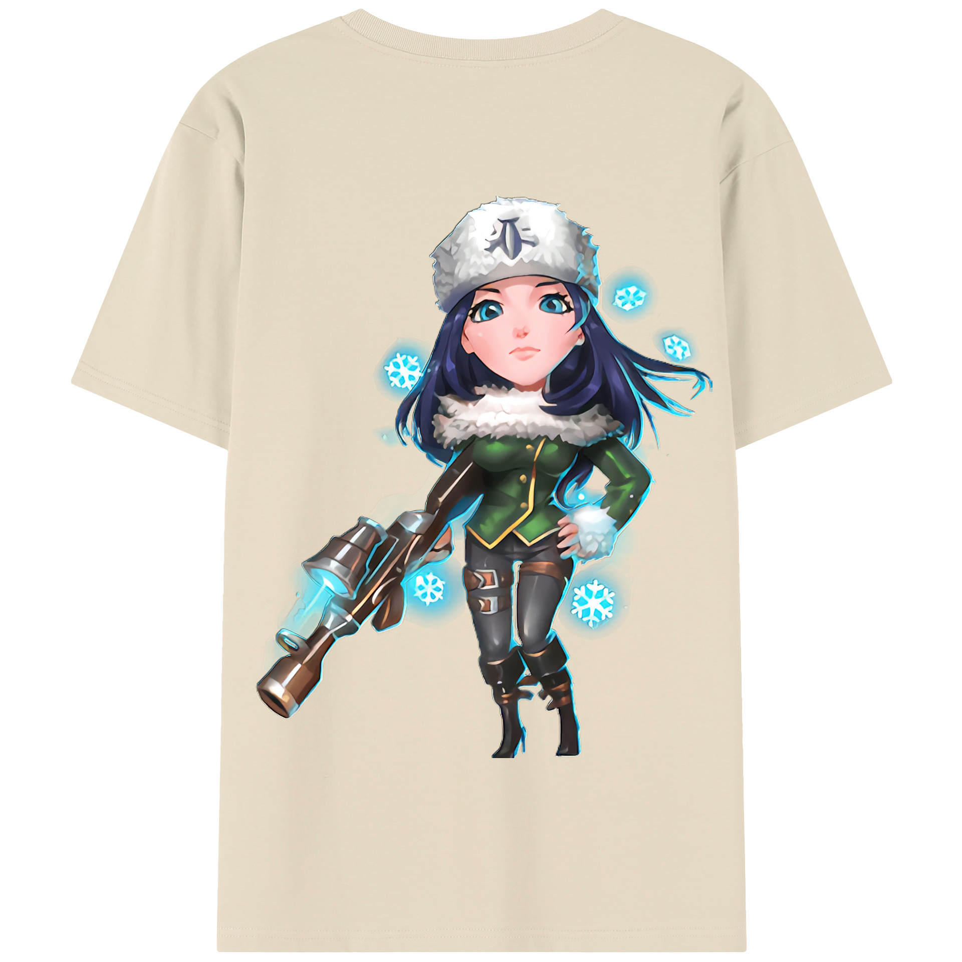 リーグ・オブ・レジェンド League of Legends LOL 綿100％半袖Tシャツ（背面プリント）