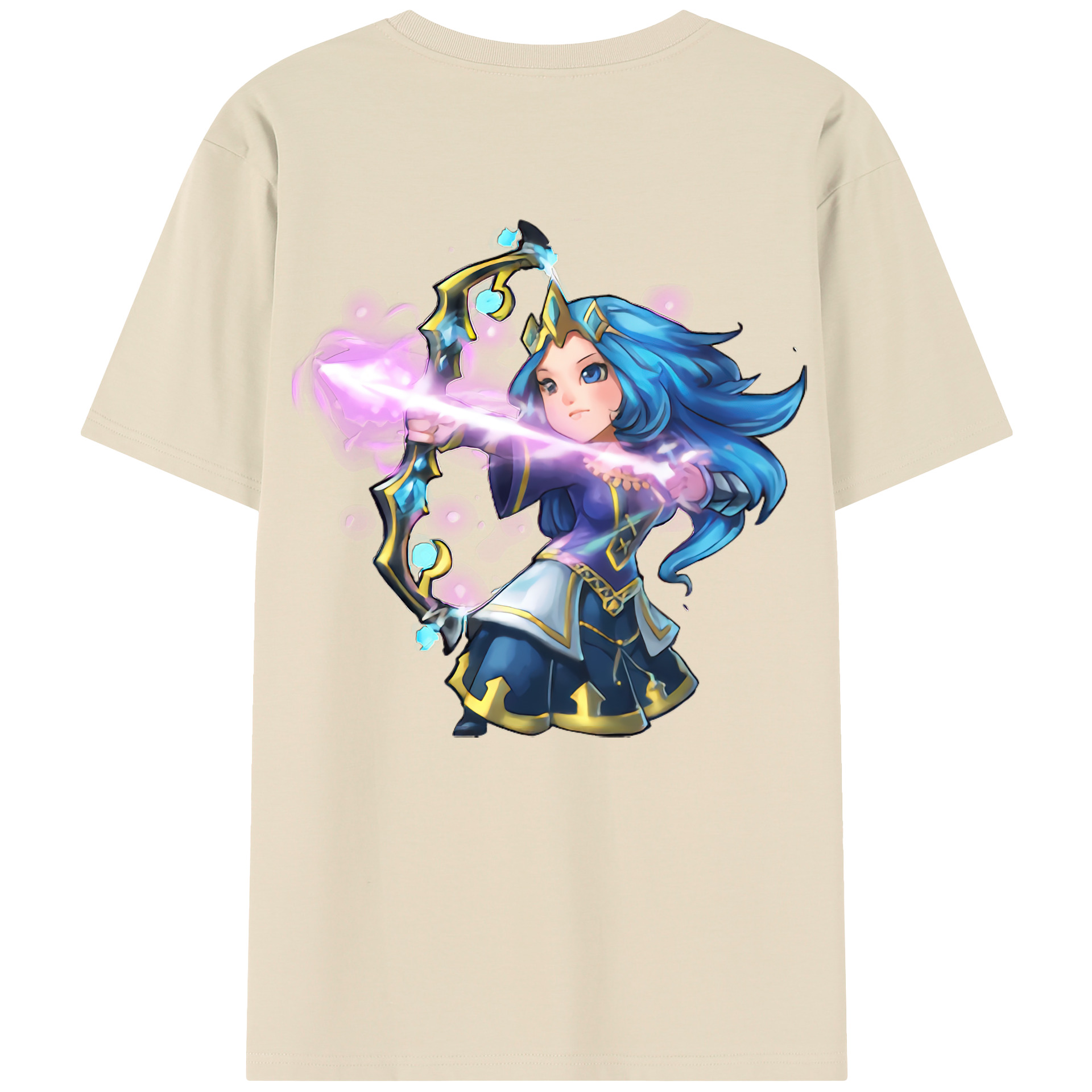 リーグ・オブ・レジェンド League of Legends LOL 綿100％半袖Tシャツ（背面プリント）