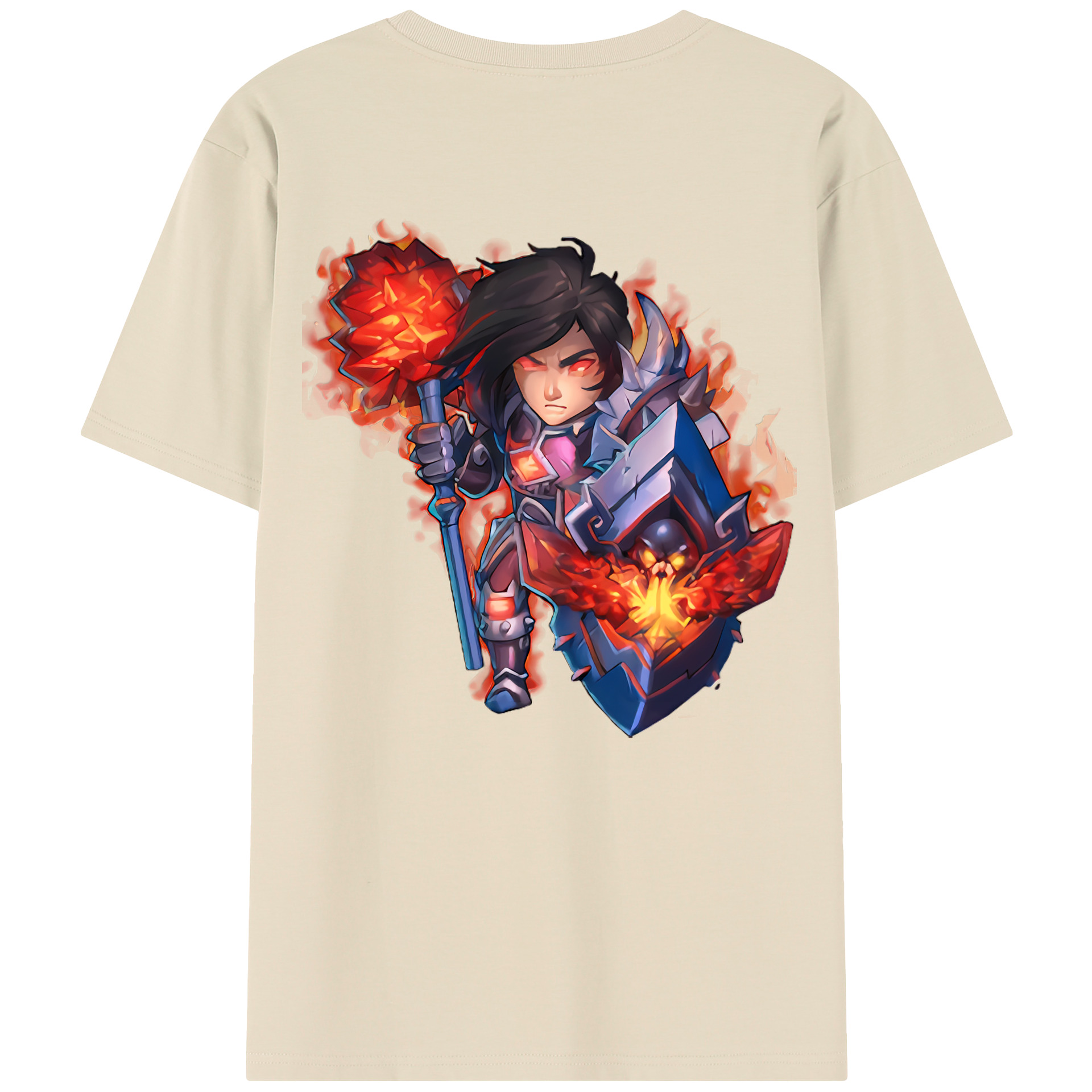 リーグ・オブ・レジェンド League of Legends LOL 綿100％半袖Tシャツ（背面プリント）