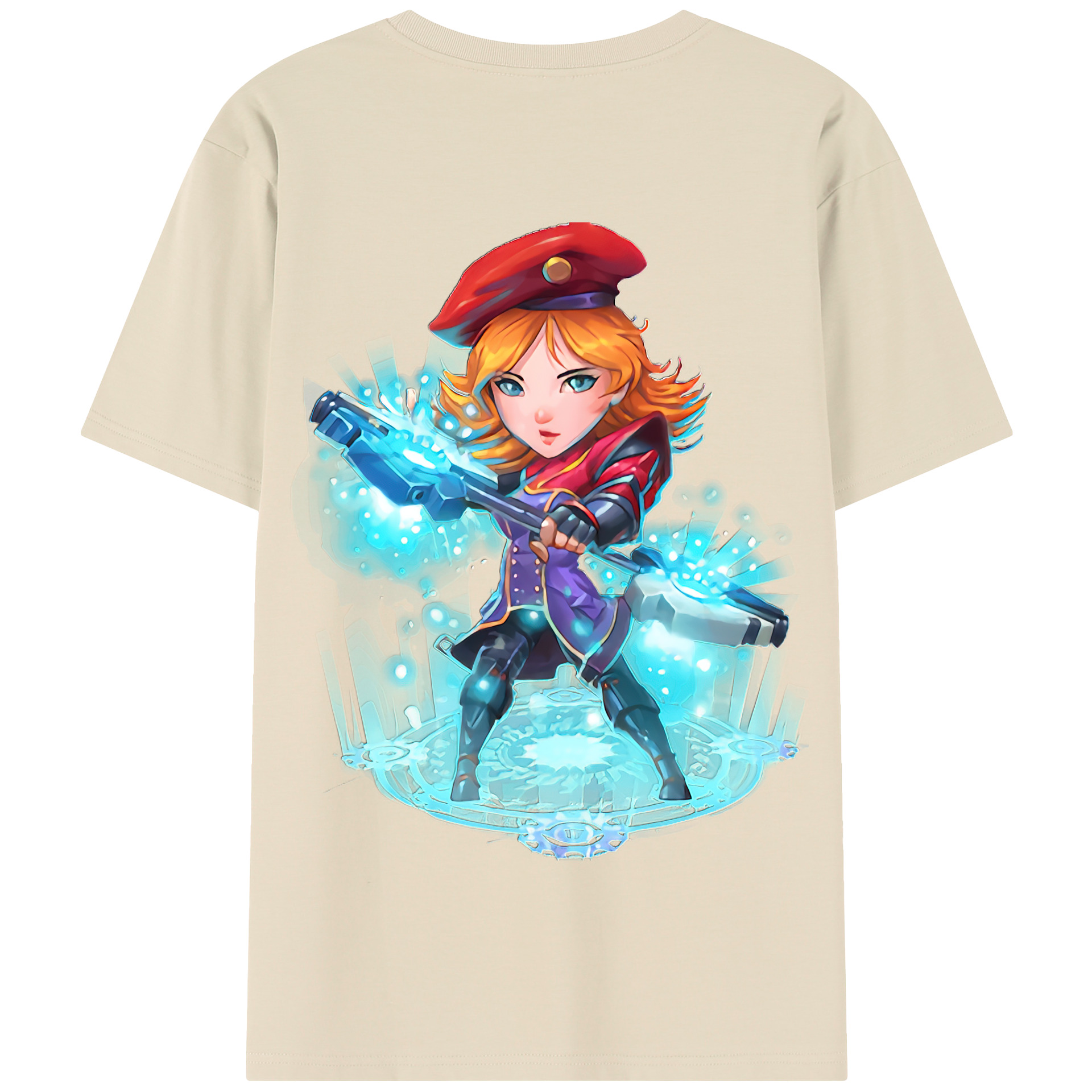 リーグ・オブ・レジェンド League of Legends LOL 綿100％半袖Tシャツ（背面プリント）