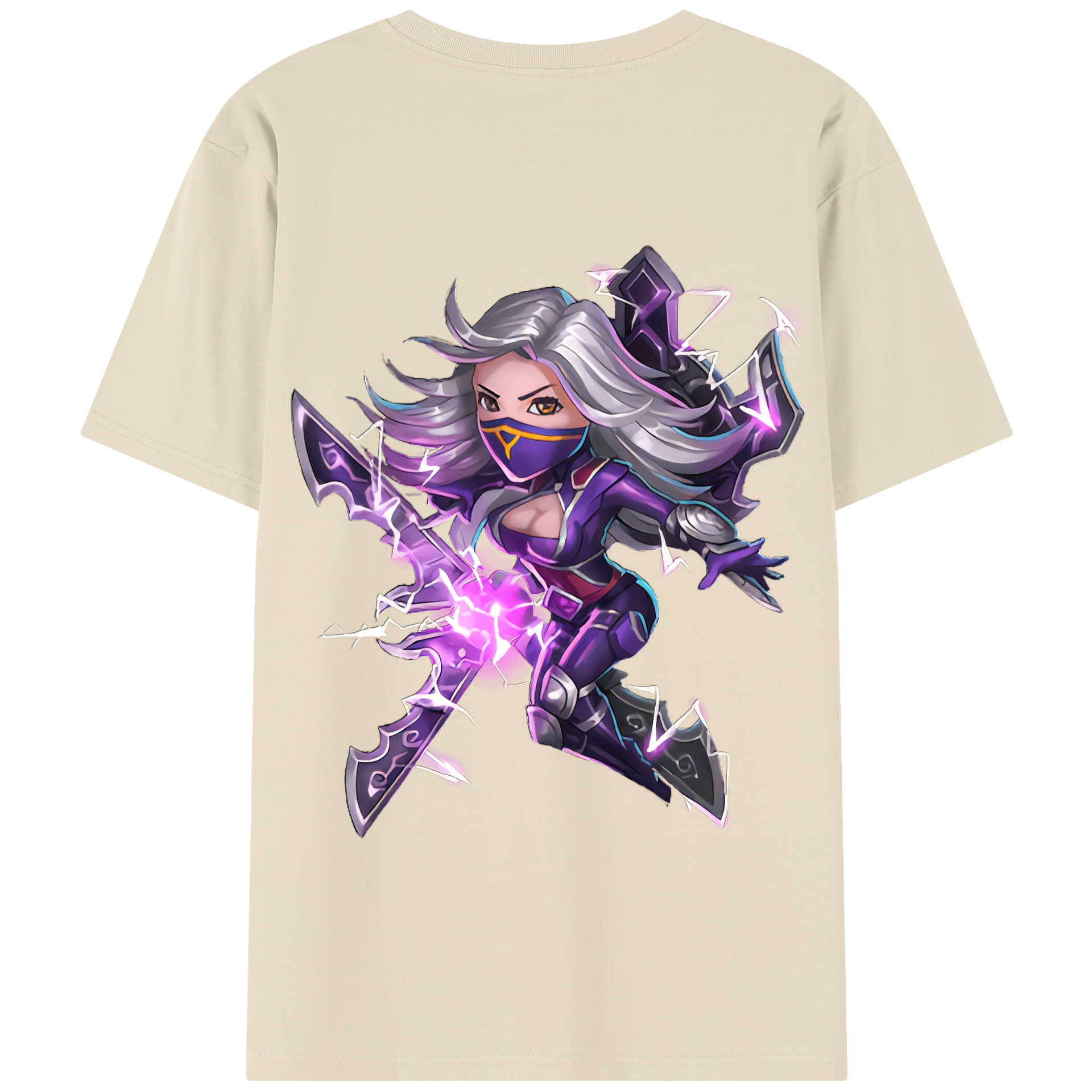 リーグ・オブ・レジェンド League of Legends LOL 綿100％半袖Tシャツ（背面プリント）