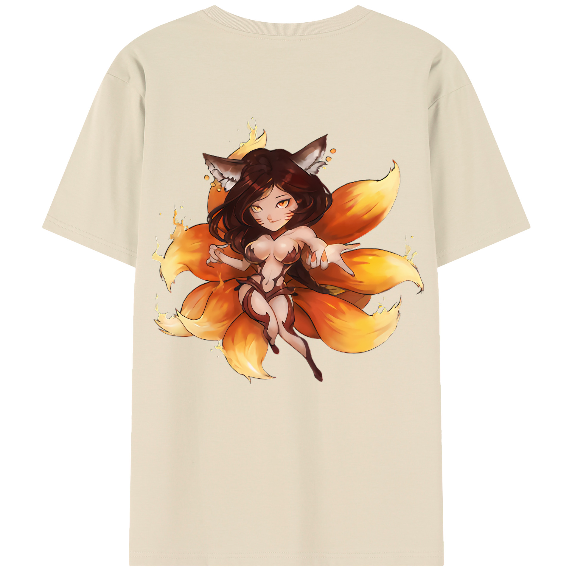 リーグ・オブ・レジェンド League of Legends LOL 綿100％半袖Tシャツ（背面プリント）