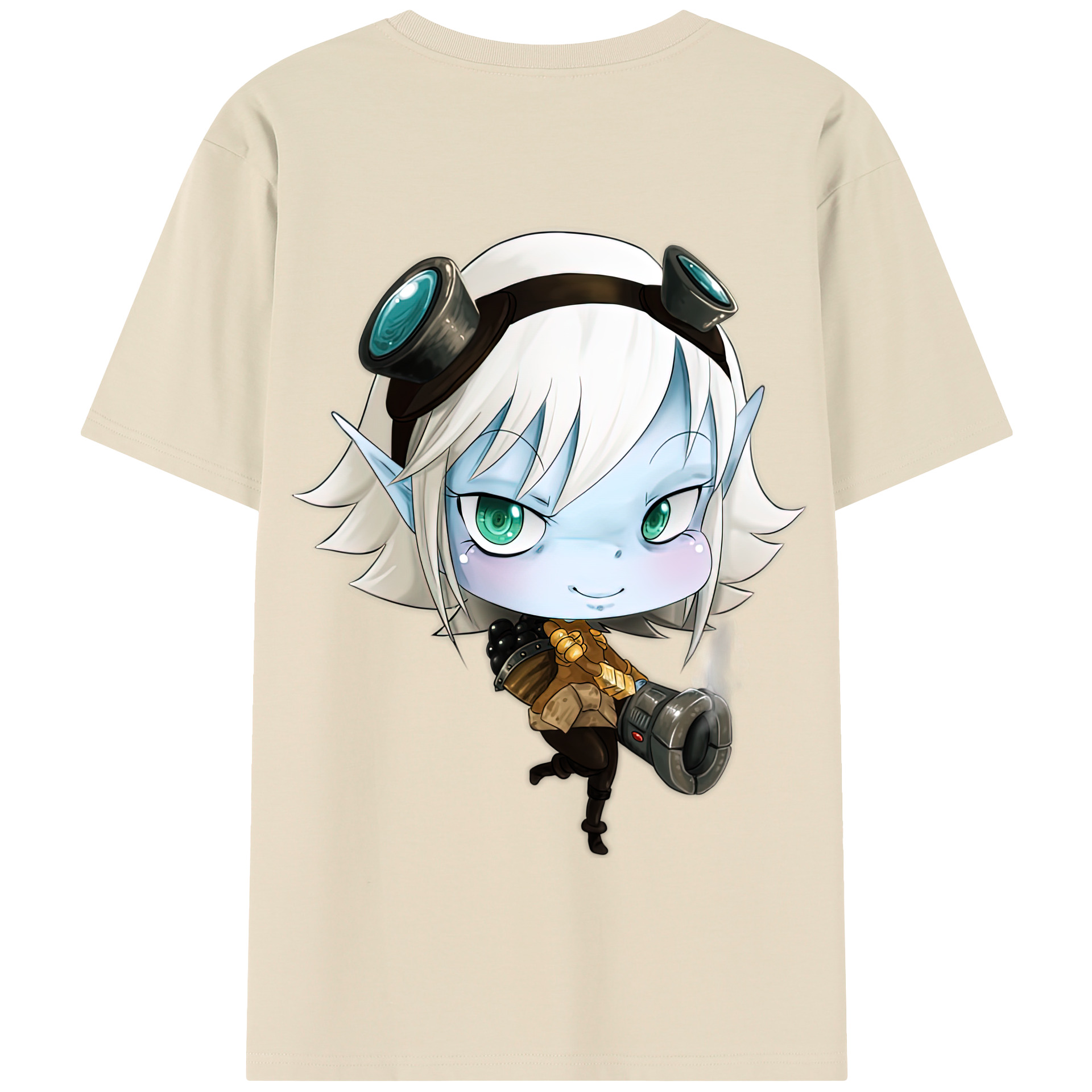 リーグ・オブ・レジェンド League of Legends LOL 綿100％半袖Tシャツ（背面プリント）