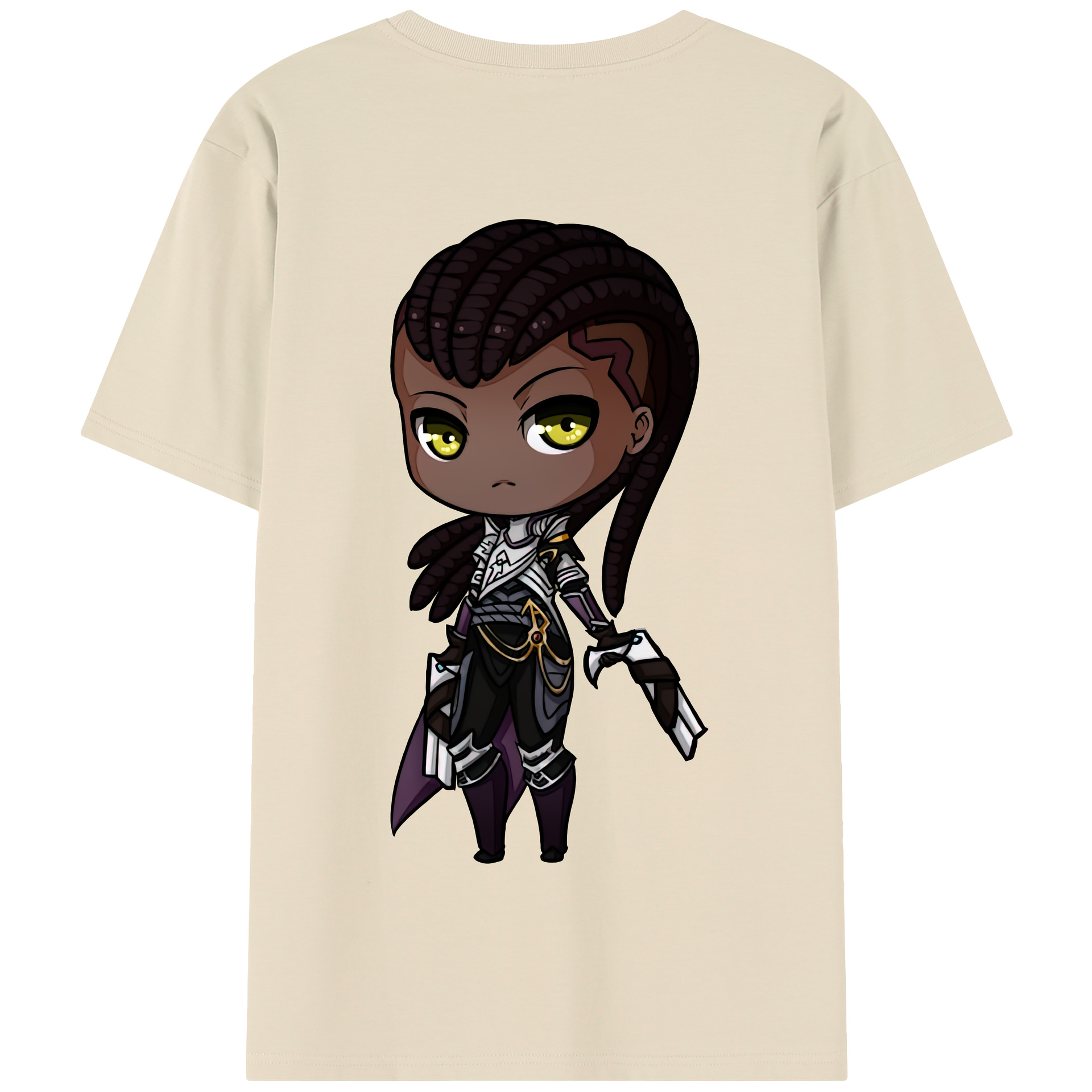 リーグ・オブ・レジェンド League of Legends LOL 綿100％半袖Tシャツ（背面プリント）