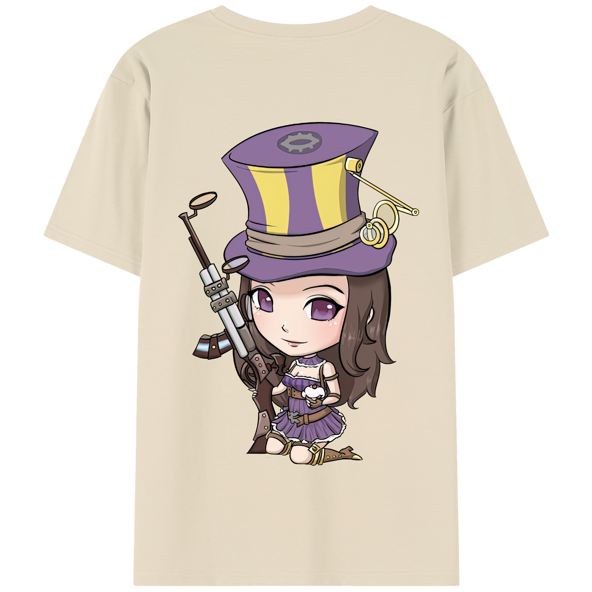 リーグ・オブ・レジェンド League of Legends LOL 綿100％半袖Tシャツ（背面プリント）