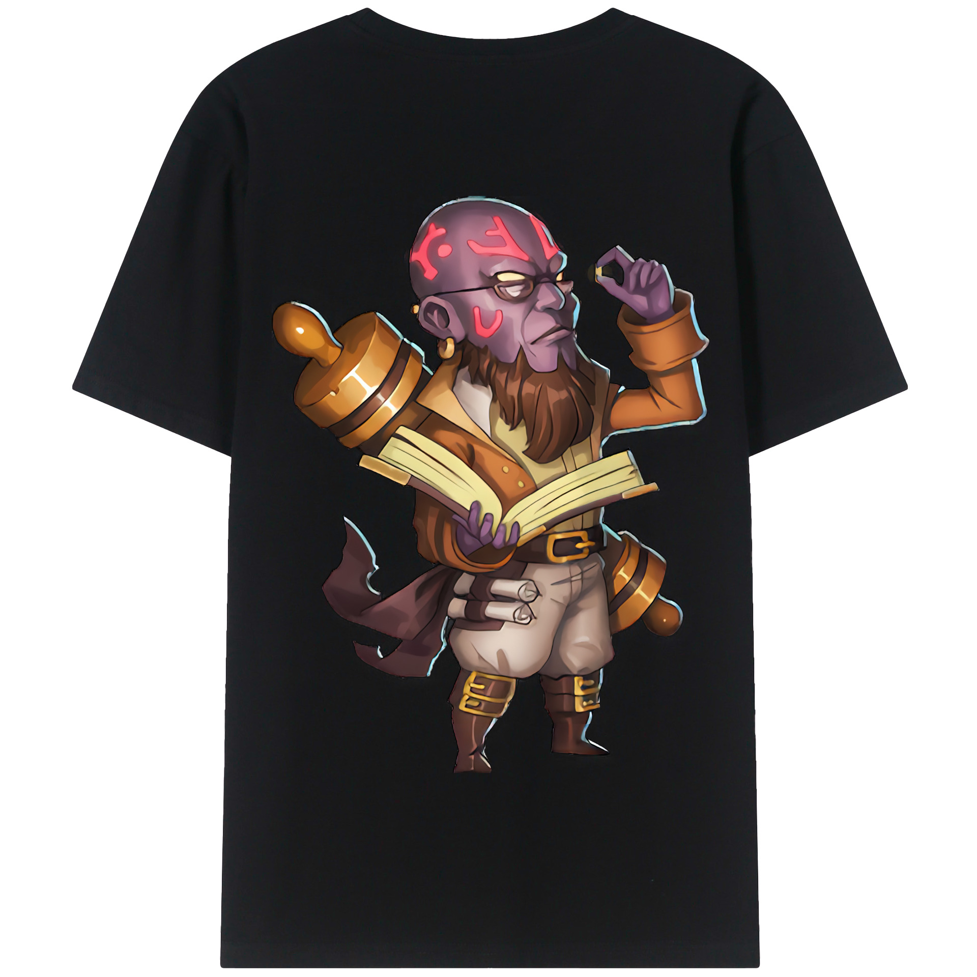 リーグ・オブ・レジェンド League of Legends LOL 綿100％半袖Tシャツ（背面プリント）