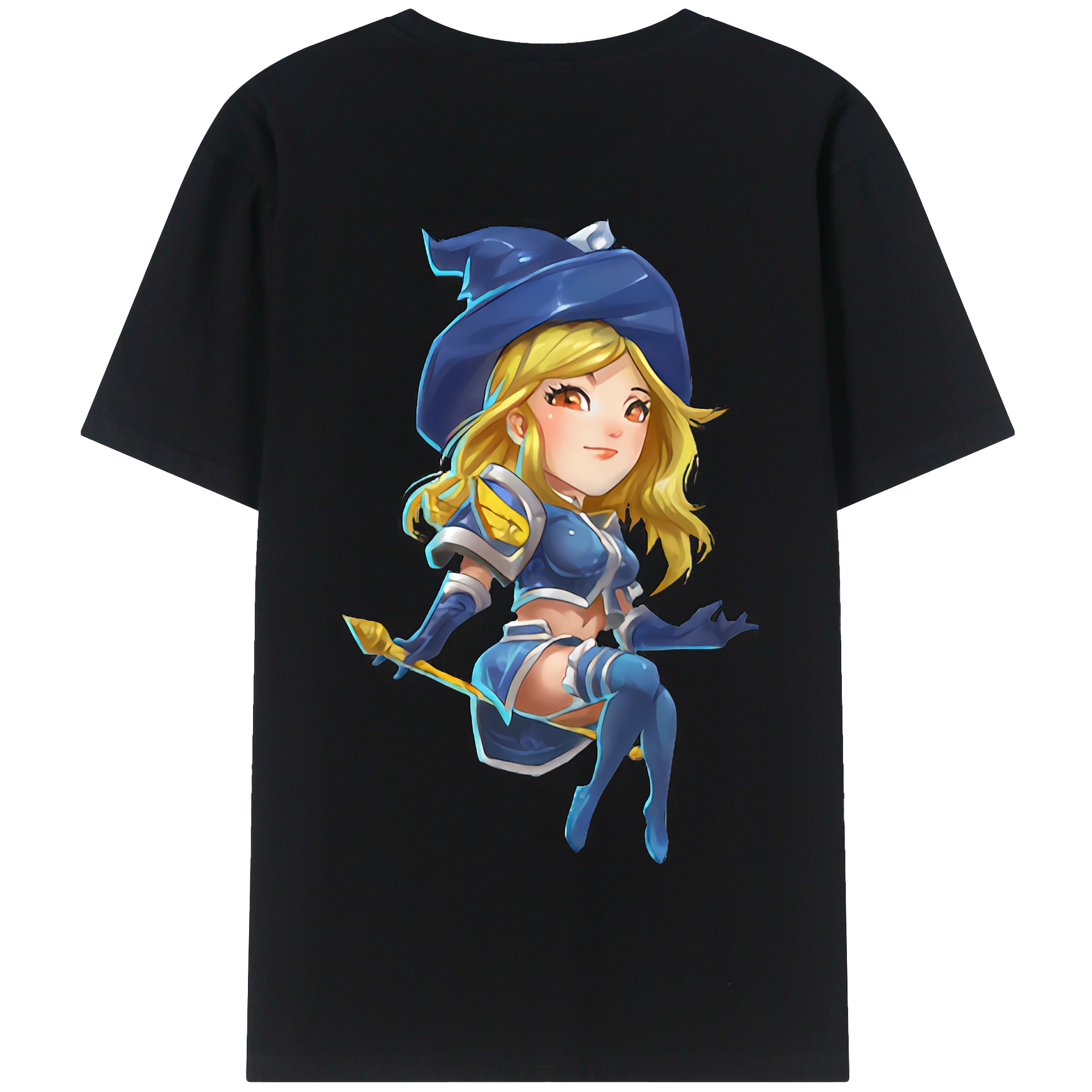 リーグ・オブ・レジェンド League of Legends LOL 綿100％半袖Tシャツ（背面プリント）