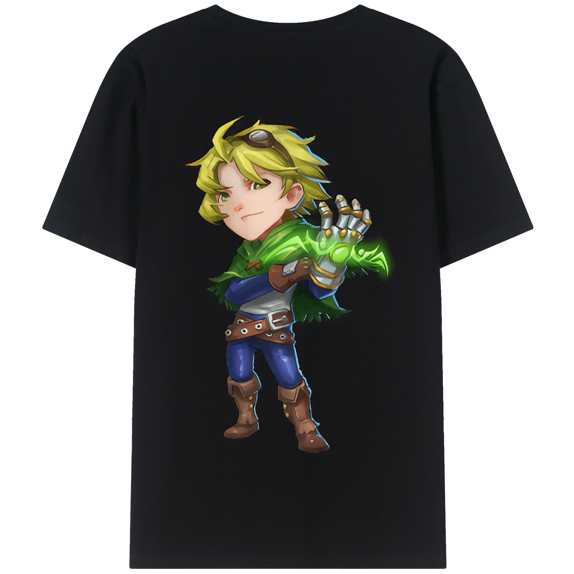 リーグ・オブ・レジェンド League of Legends LOL 綿100％半袖Tシャツ（背面プリント）