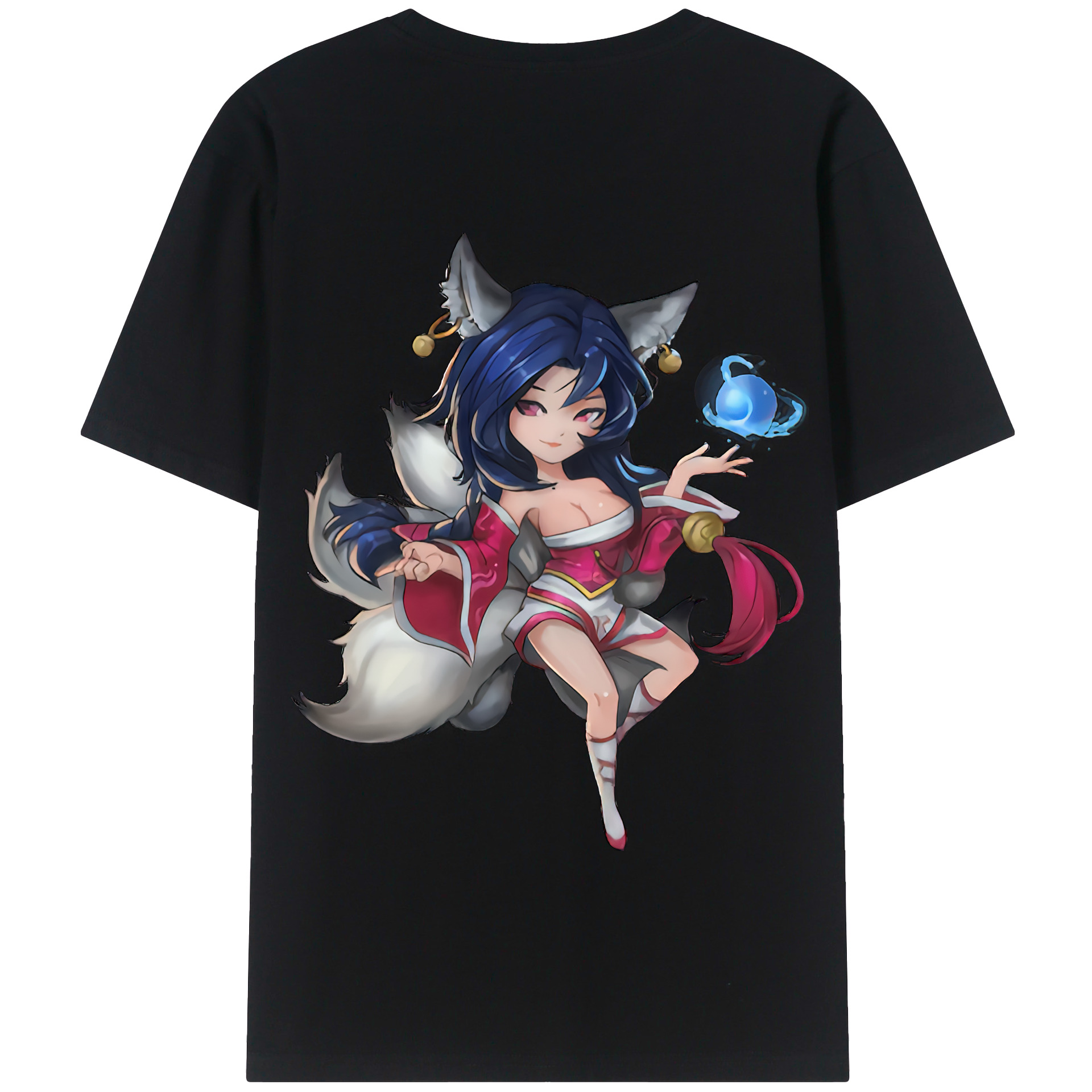 リーグ・オブ・レジェンド League of Legends LOL 綿100％半袖Tシャツ（背面プリント）