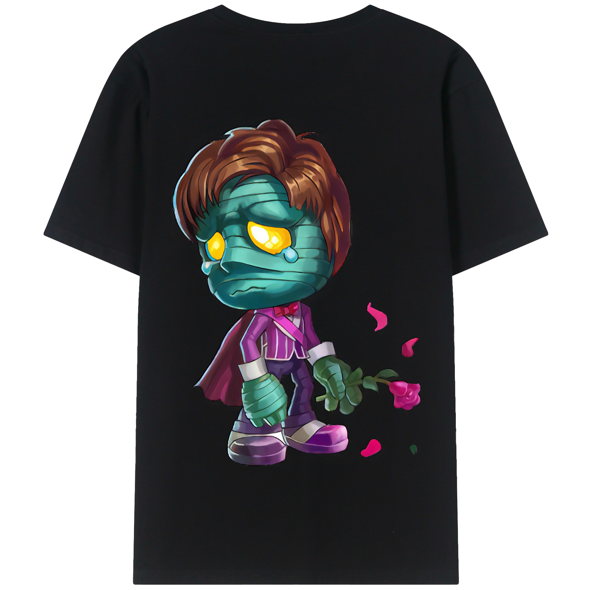 リーグ・オブ・レジェンド League of Legends LOL 綿100％半袖Tシャツ（背面プリント）