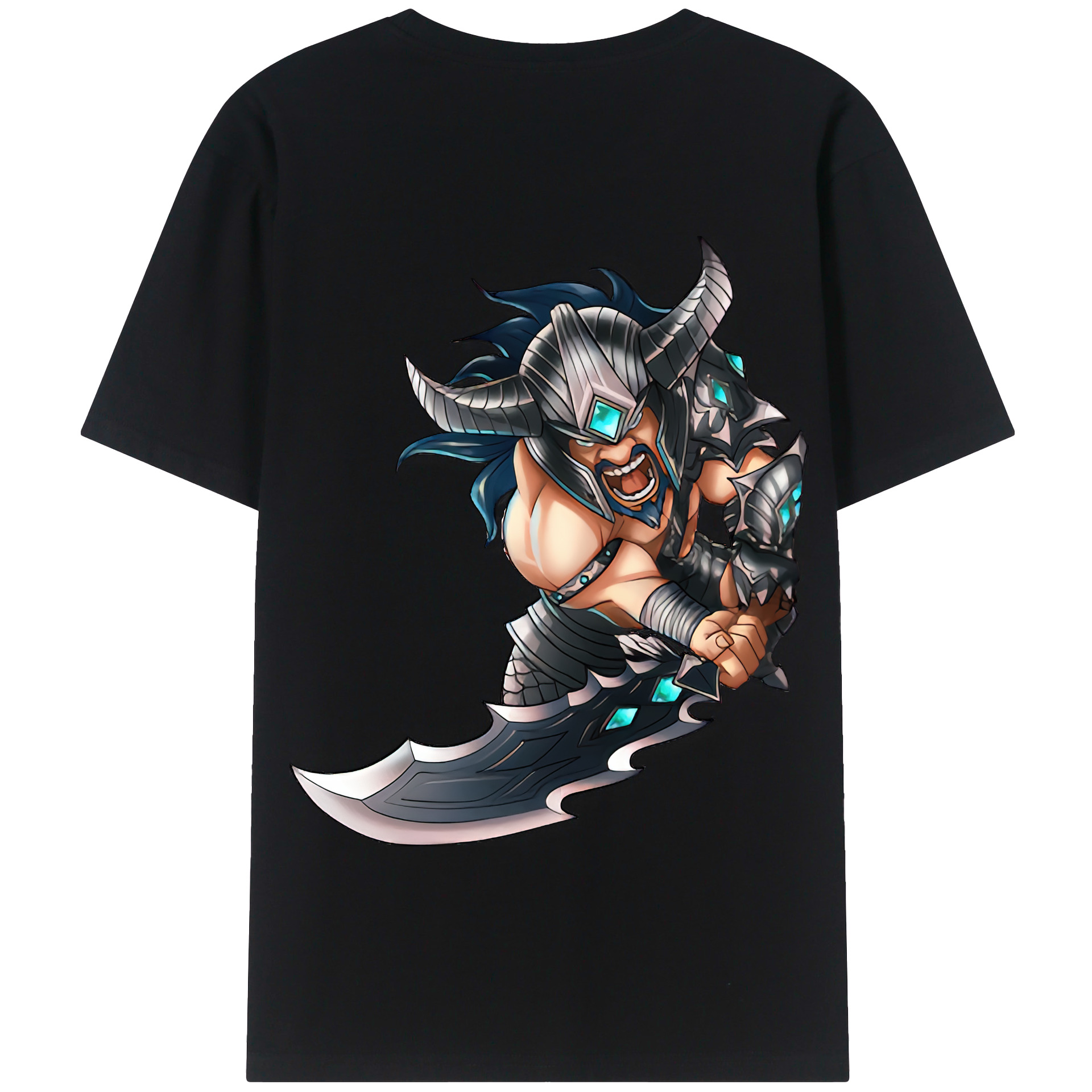 リーグ・オブ・レジェンド League of Legends LOL 綿100％半袖Tシャツ（背面プリント）